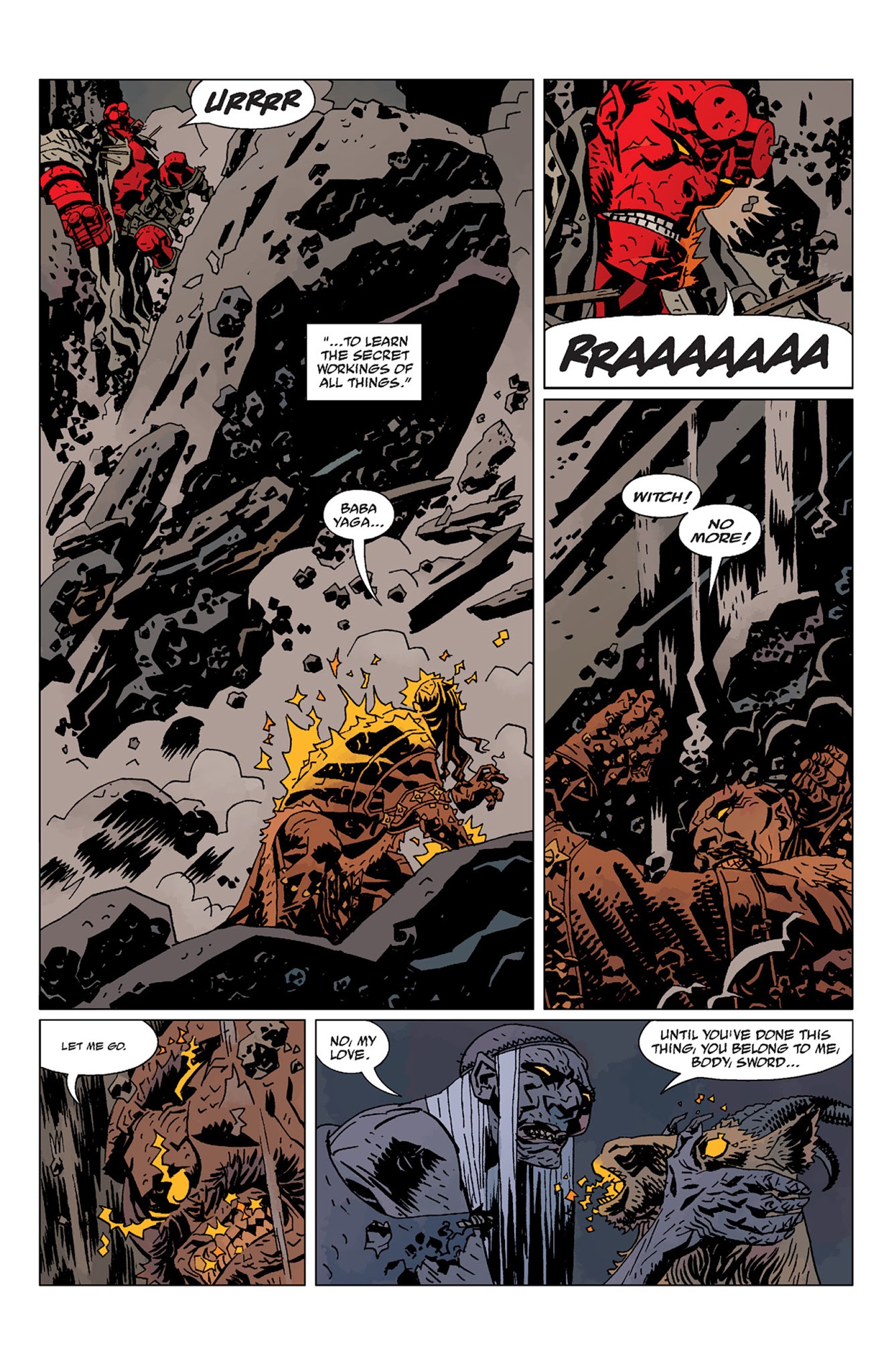 Read online Hellboy: Darkness Calls comic -  Issue # TPB - 133