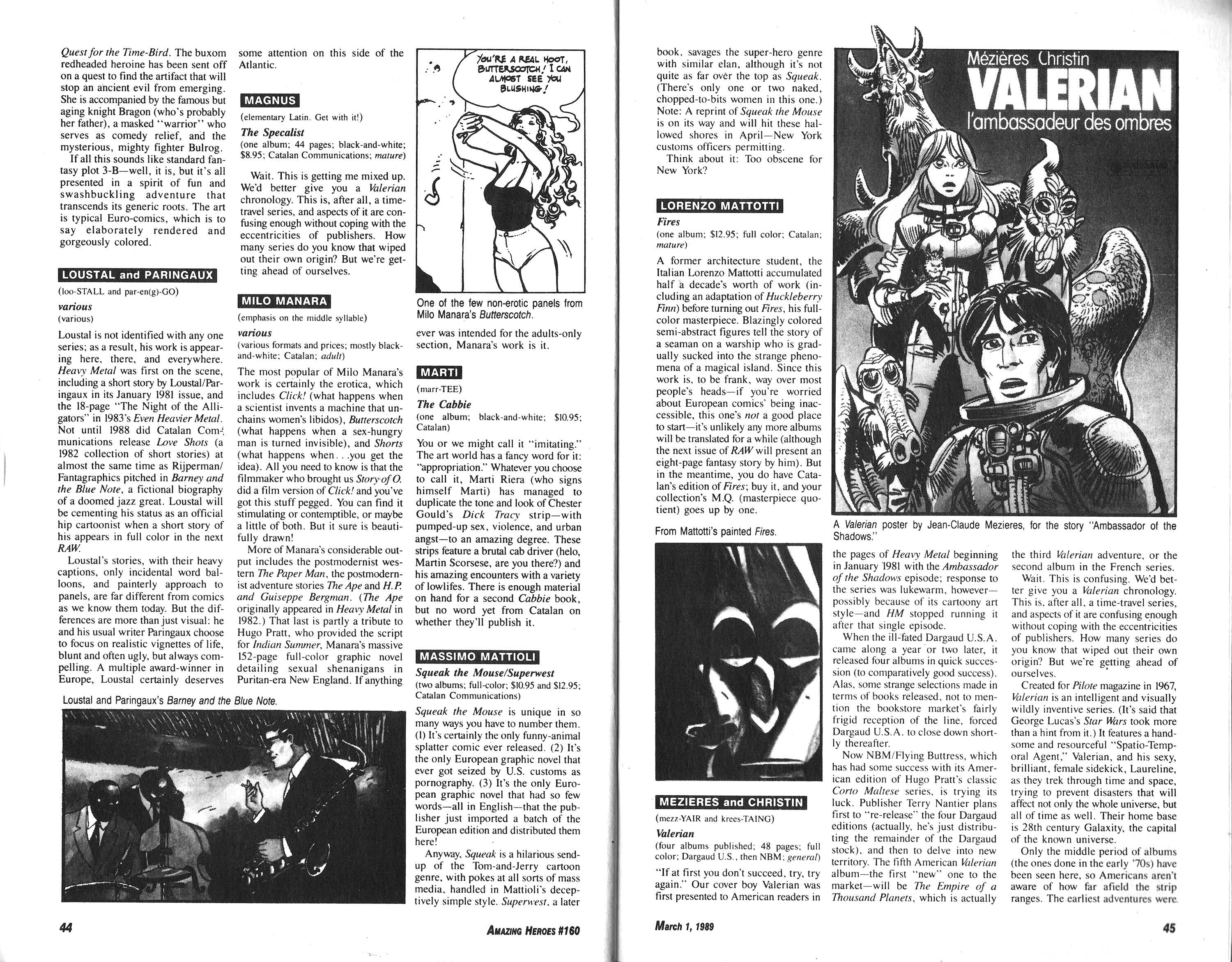 Read online Amazing Heroes comic -  Issue #160 - 23