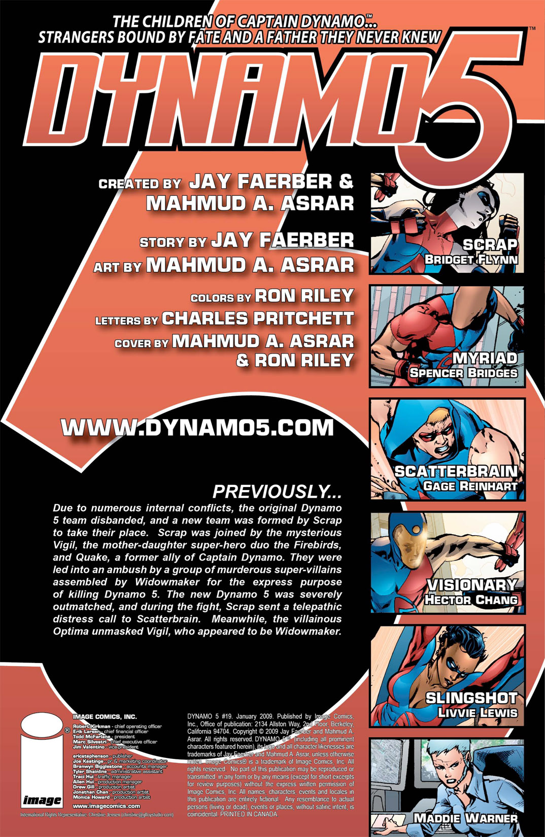 Read online Dynamo 5 comic -  Issue #19 - 2