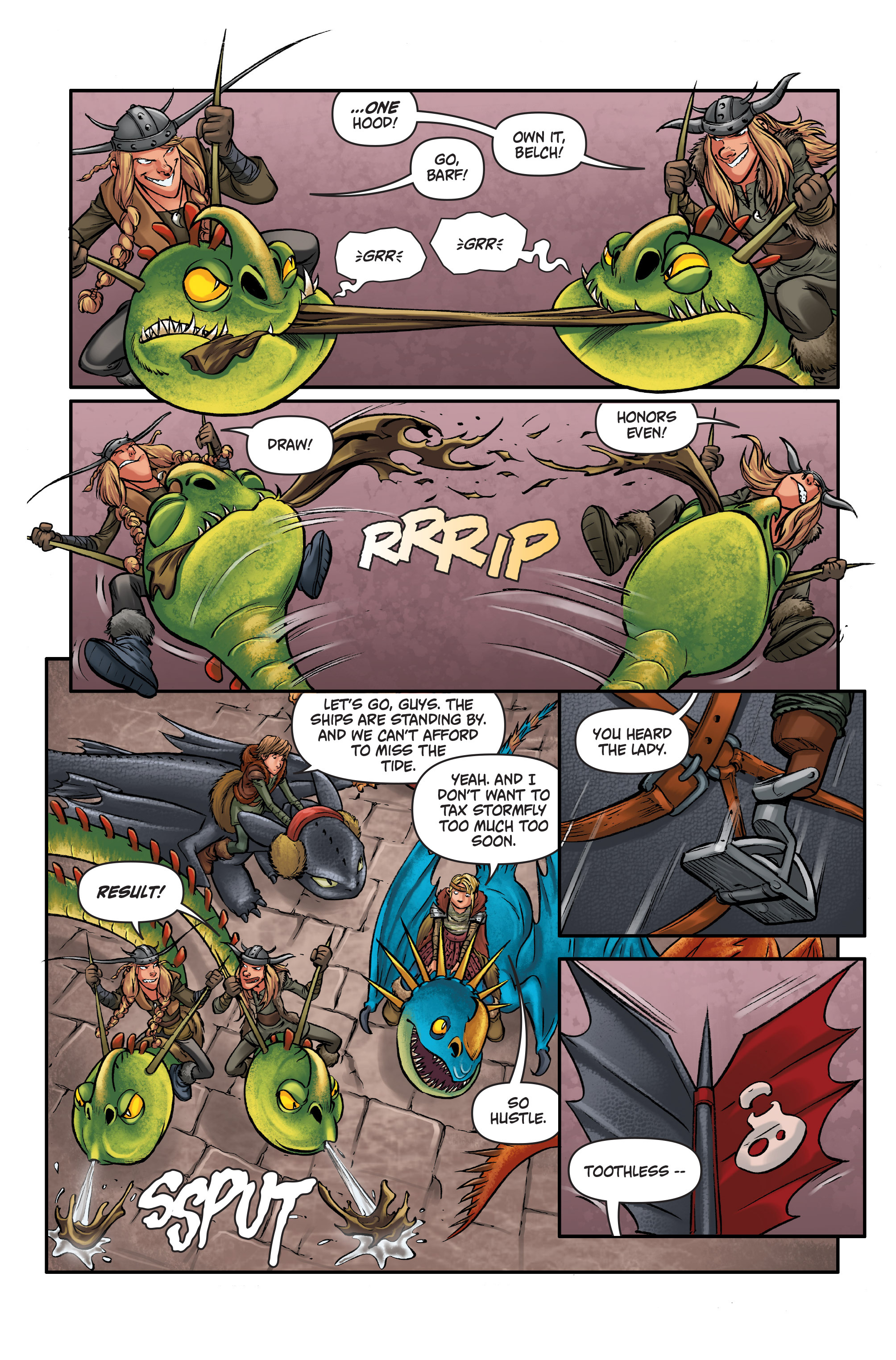 Read online DreamWorks Dragons: Defenders of Berk Collection: Fire & Ice comic -  Issue # TPB - 67