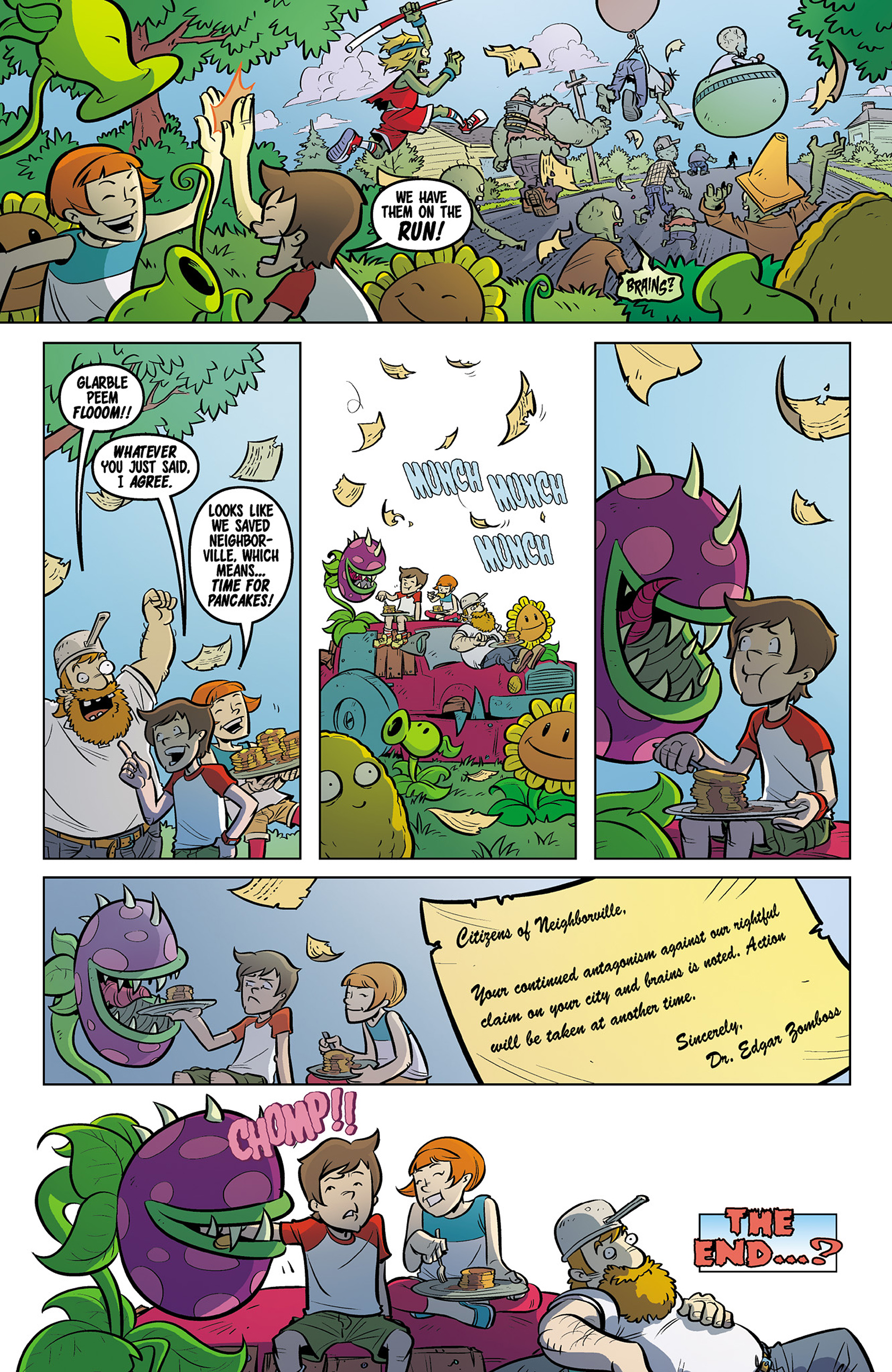 Read online Plants vs. Zombies: Lawnmageddon comic -  Issue #6 - 14