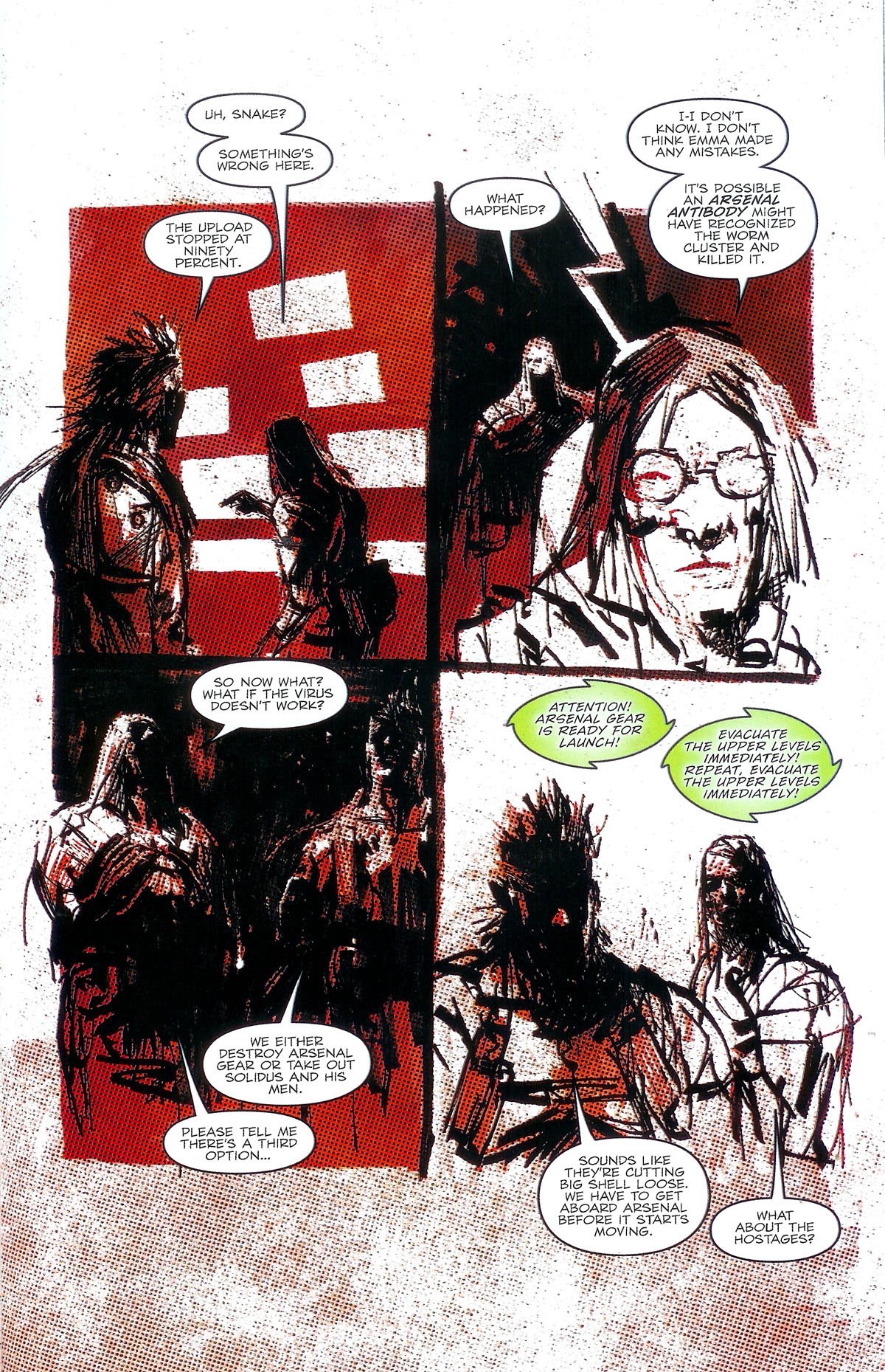 Read online Metal Gear Solid: Sons of Liberty comic -  Issue #8 - 22