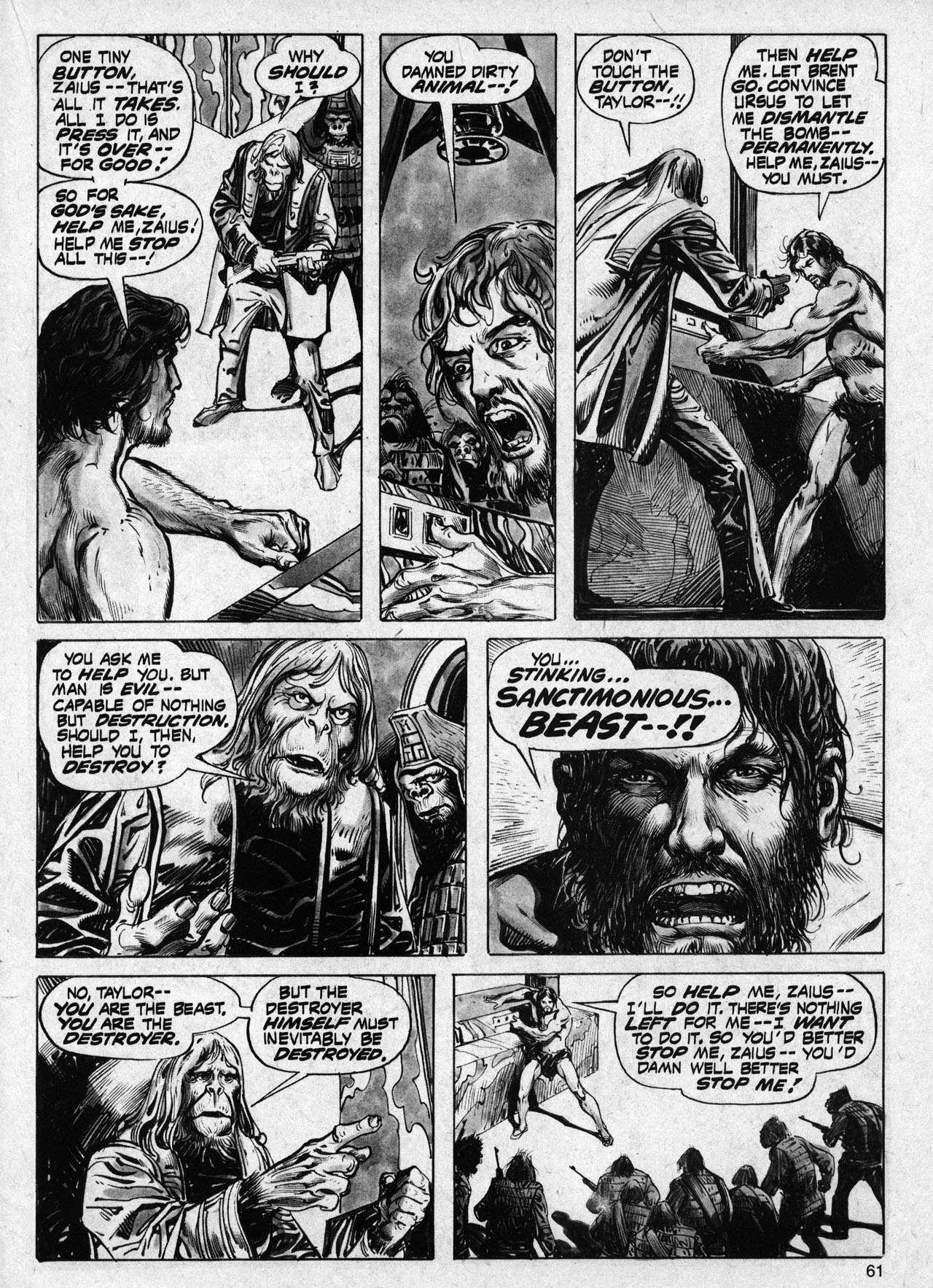 Read online Planet of the Apes comic -  Issue #11 - 57