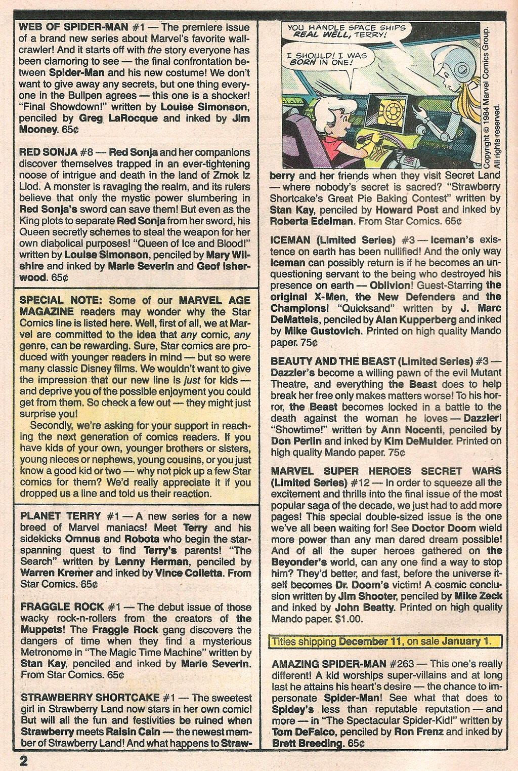 Read online Marvel Age comic -  Issue #24 - 4