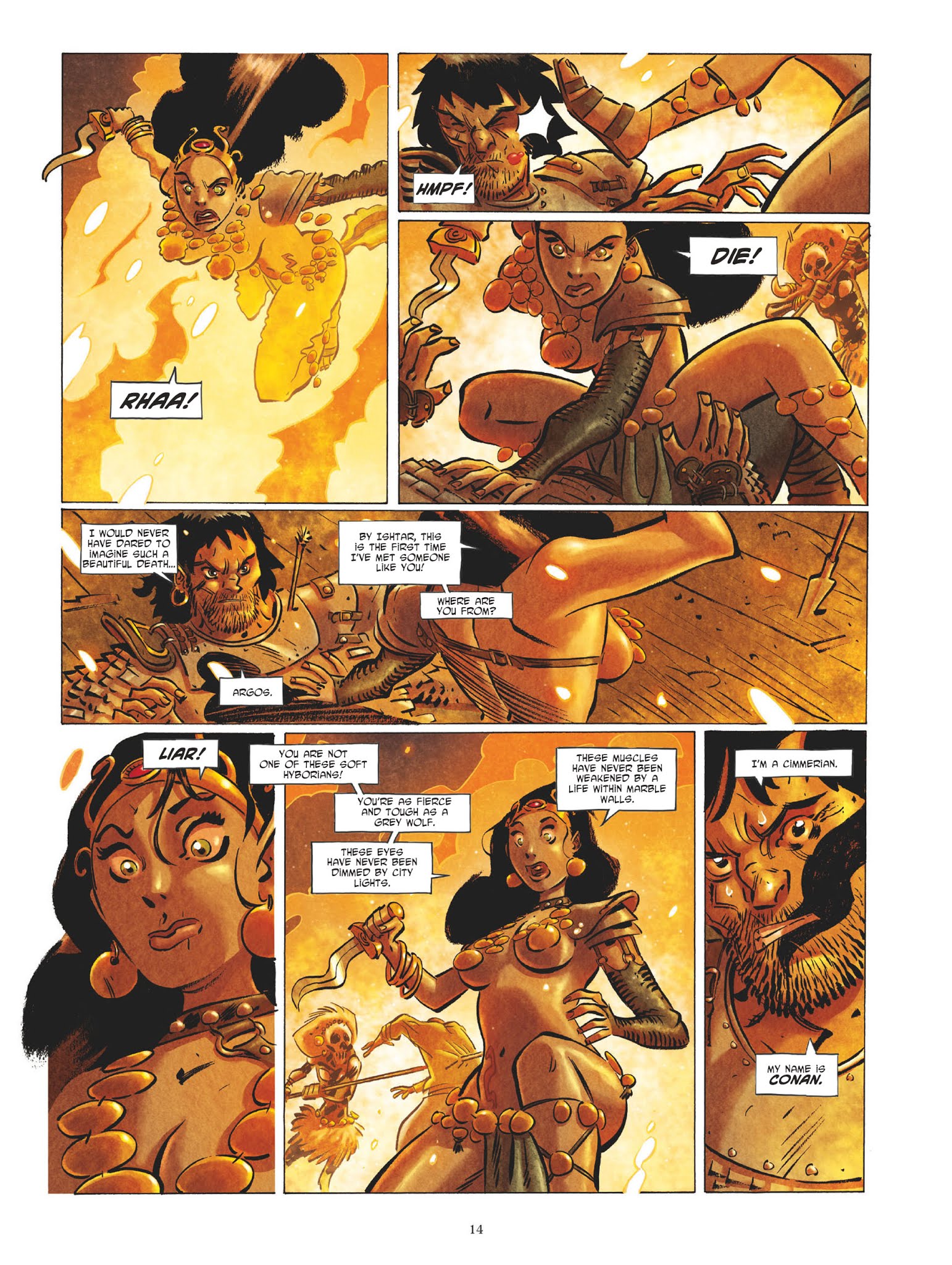 Read online Conan le Cimmérien - La Reine de la côte noire comic -  Issue #1 - 15