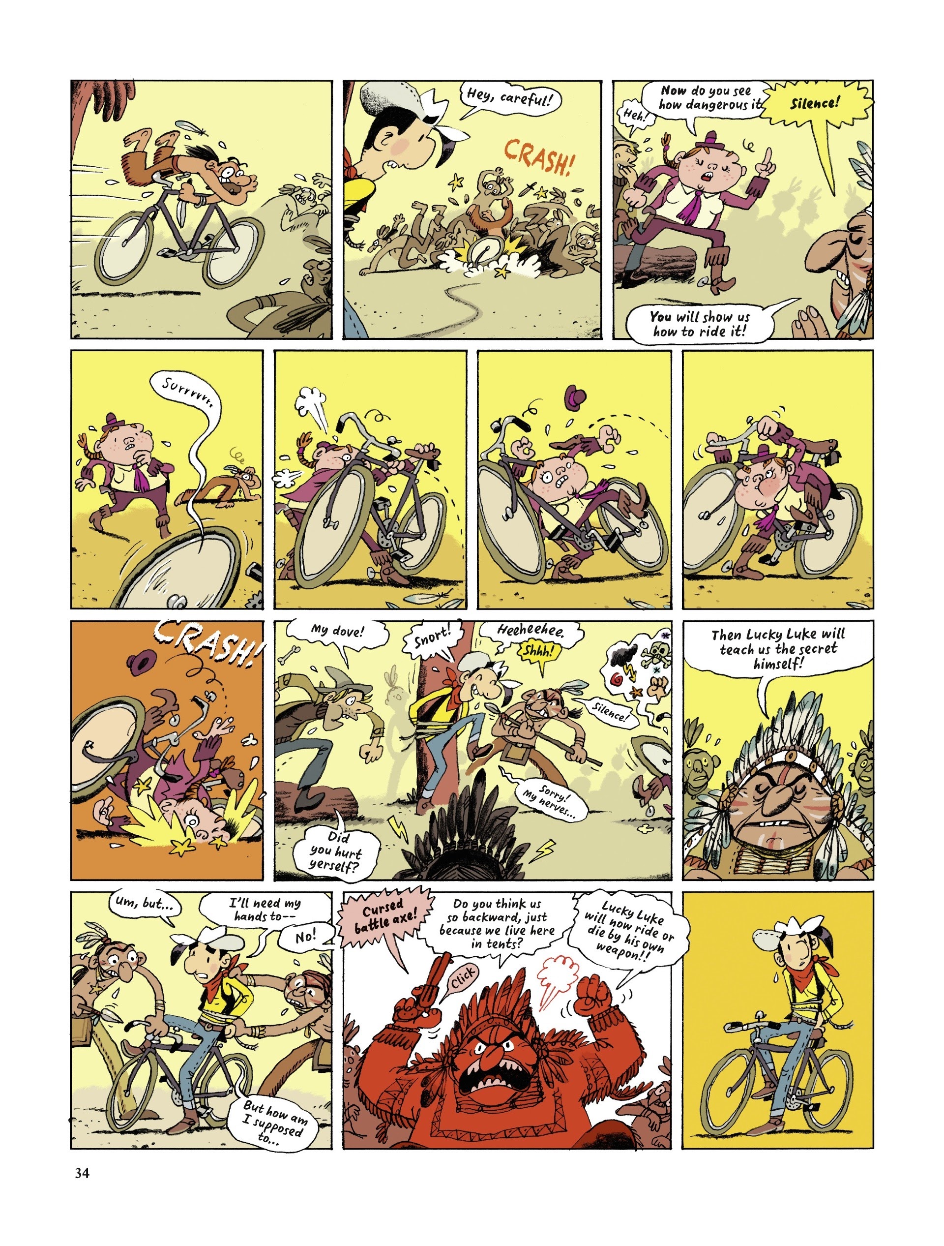 Read online Lucky Luke Saddles Up comic -  Issue # TPB - 34