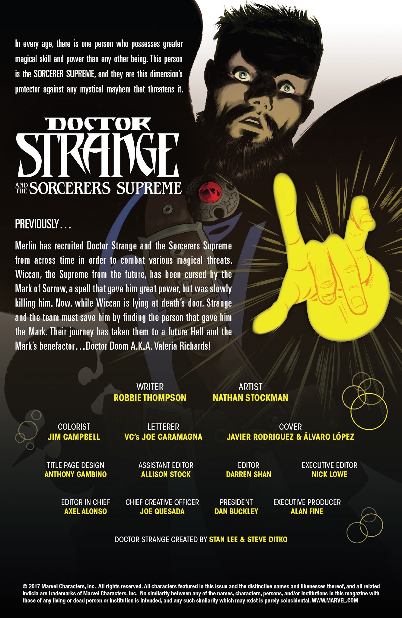 Read online Doctor Strange and the Sorcerers Supreme comic -  Issue #11 - 2