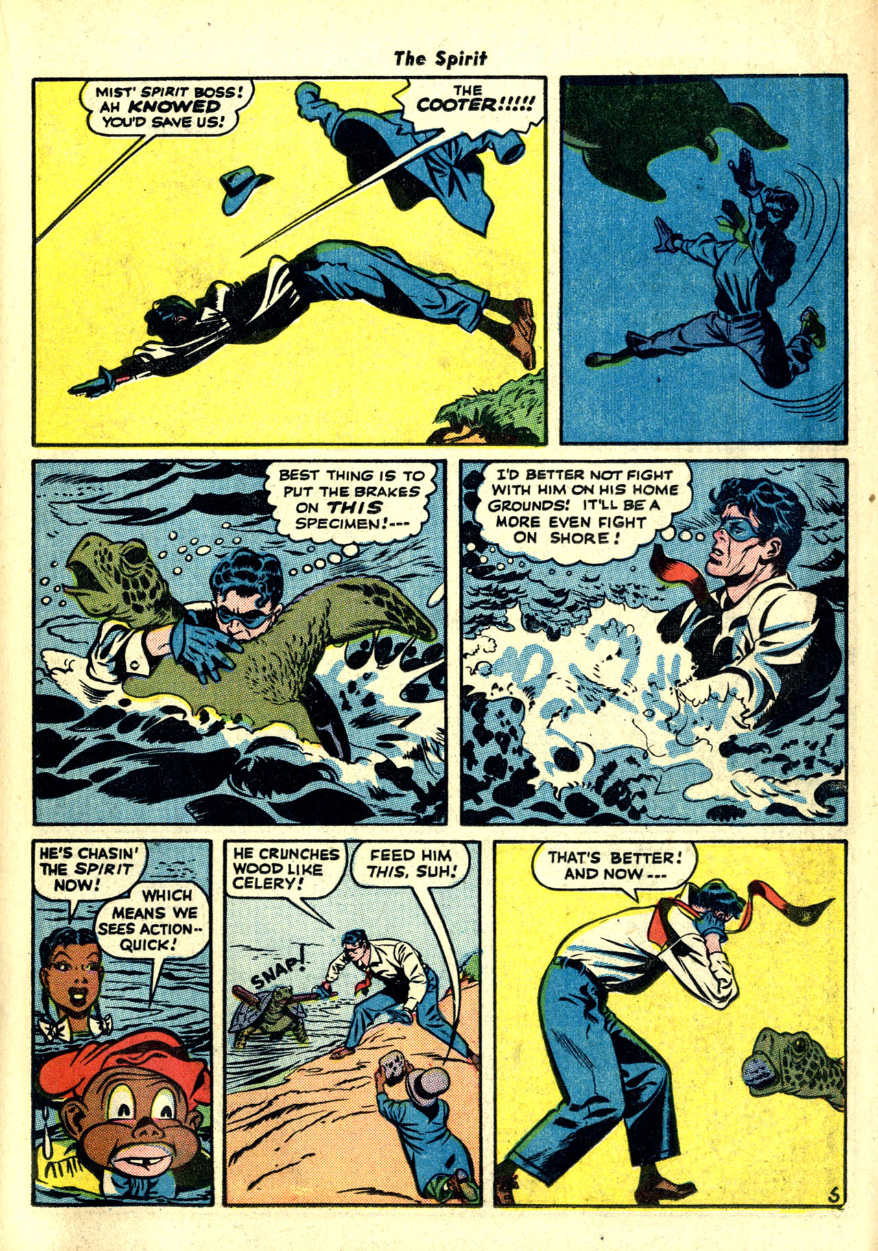 Read online The Spirit (1944) comic -  Issue #7 - 17
