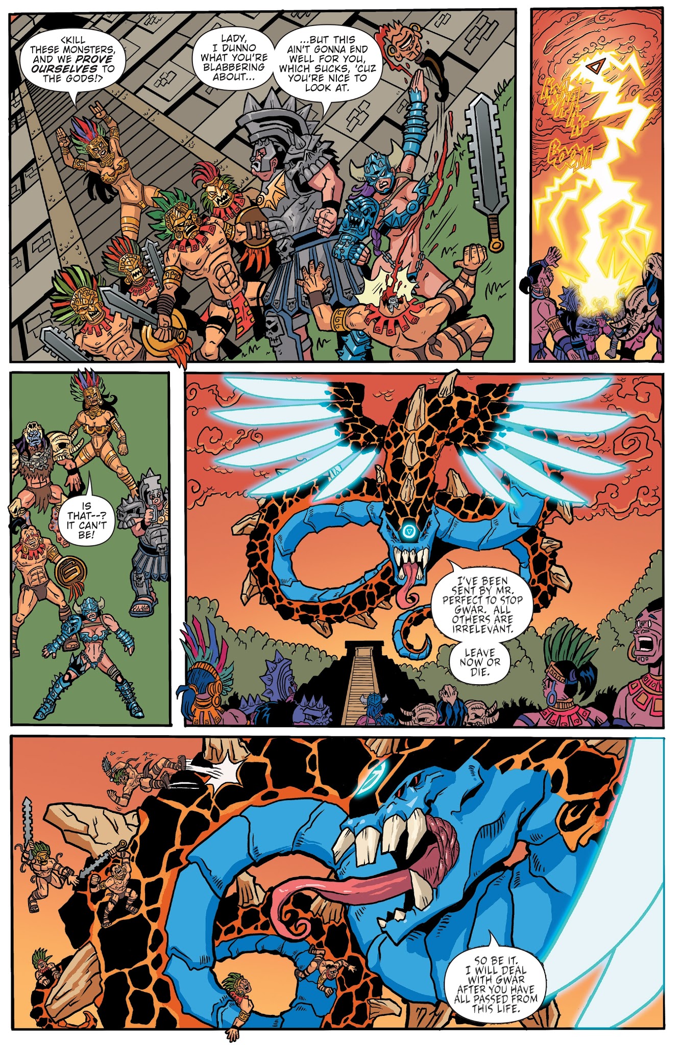 Read online Gwar: Orgasmageddon comic -  Issue #2 - 17