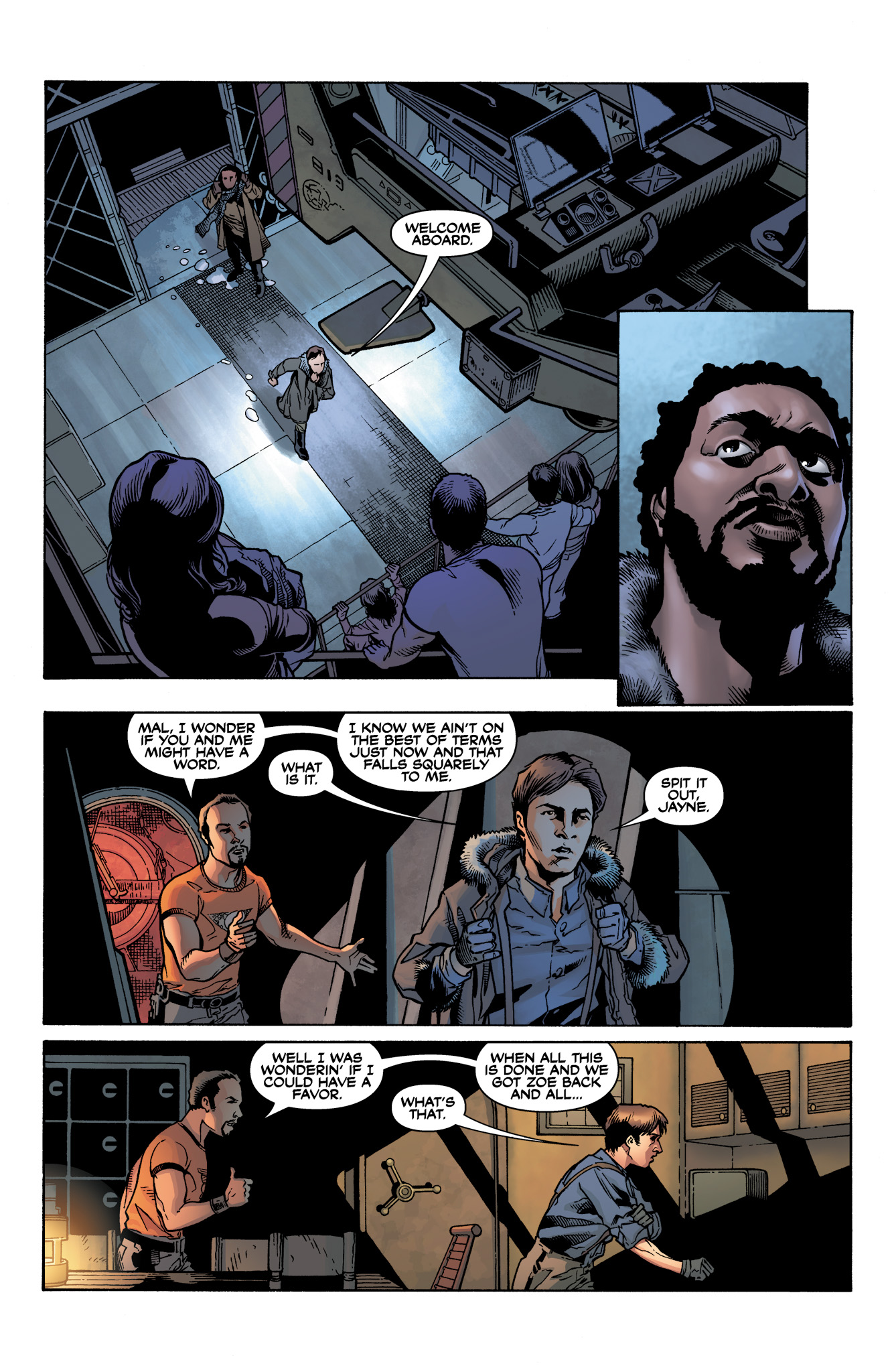 Read online Serenity: Firefly Class 03-K64  Leaves on the Wind comic -  Issue #4 - 4