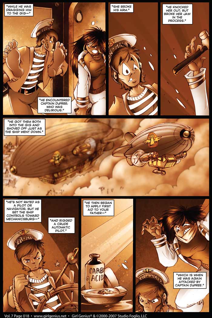 Read online Girl Genius (2002) comic -  Issue #7 - 18
