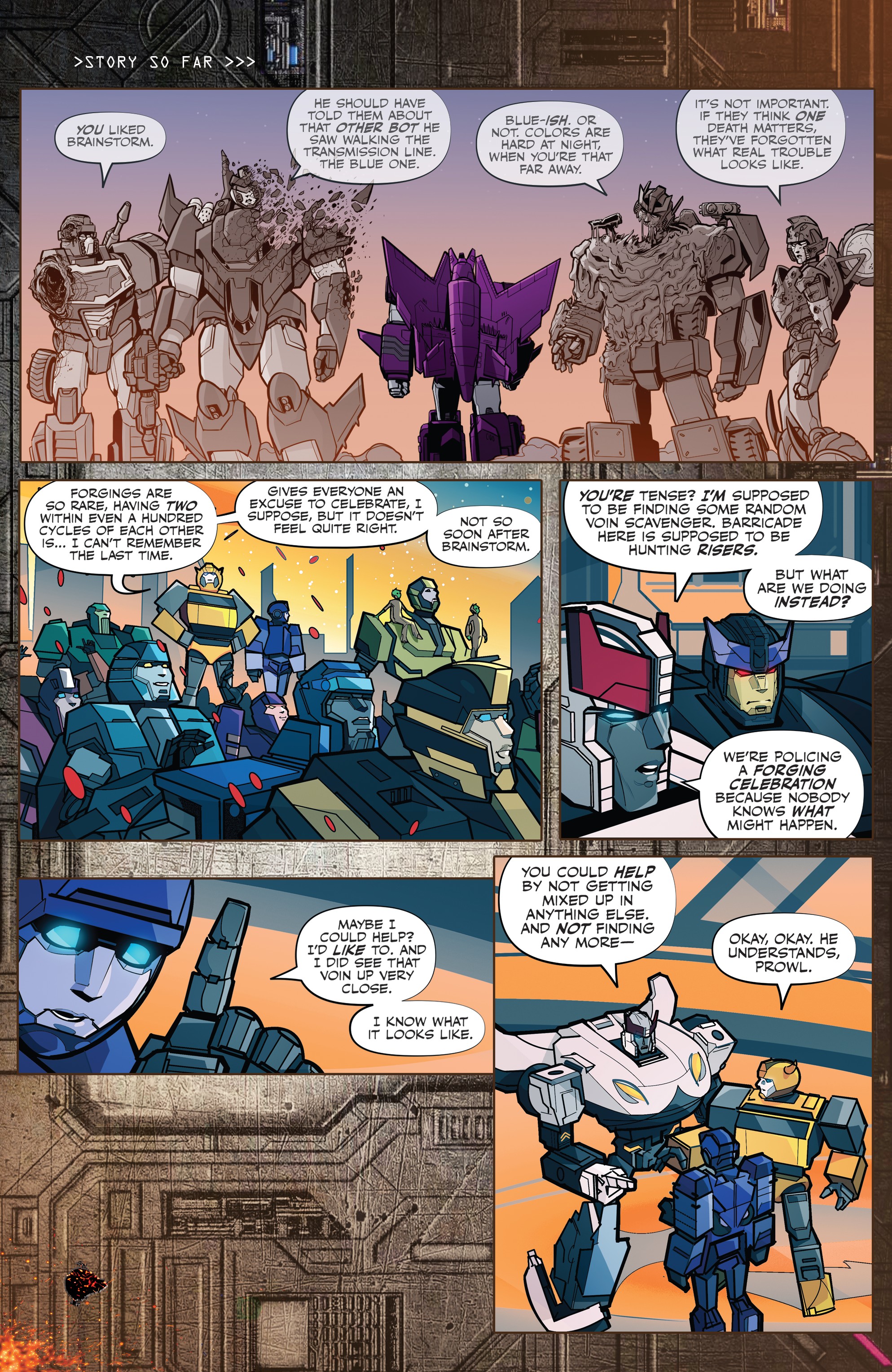 Read online Transformers (2019) comic -  Issue #5 - 3