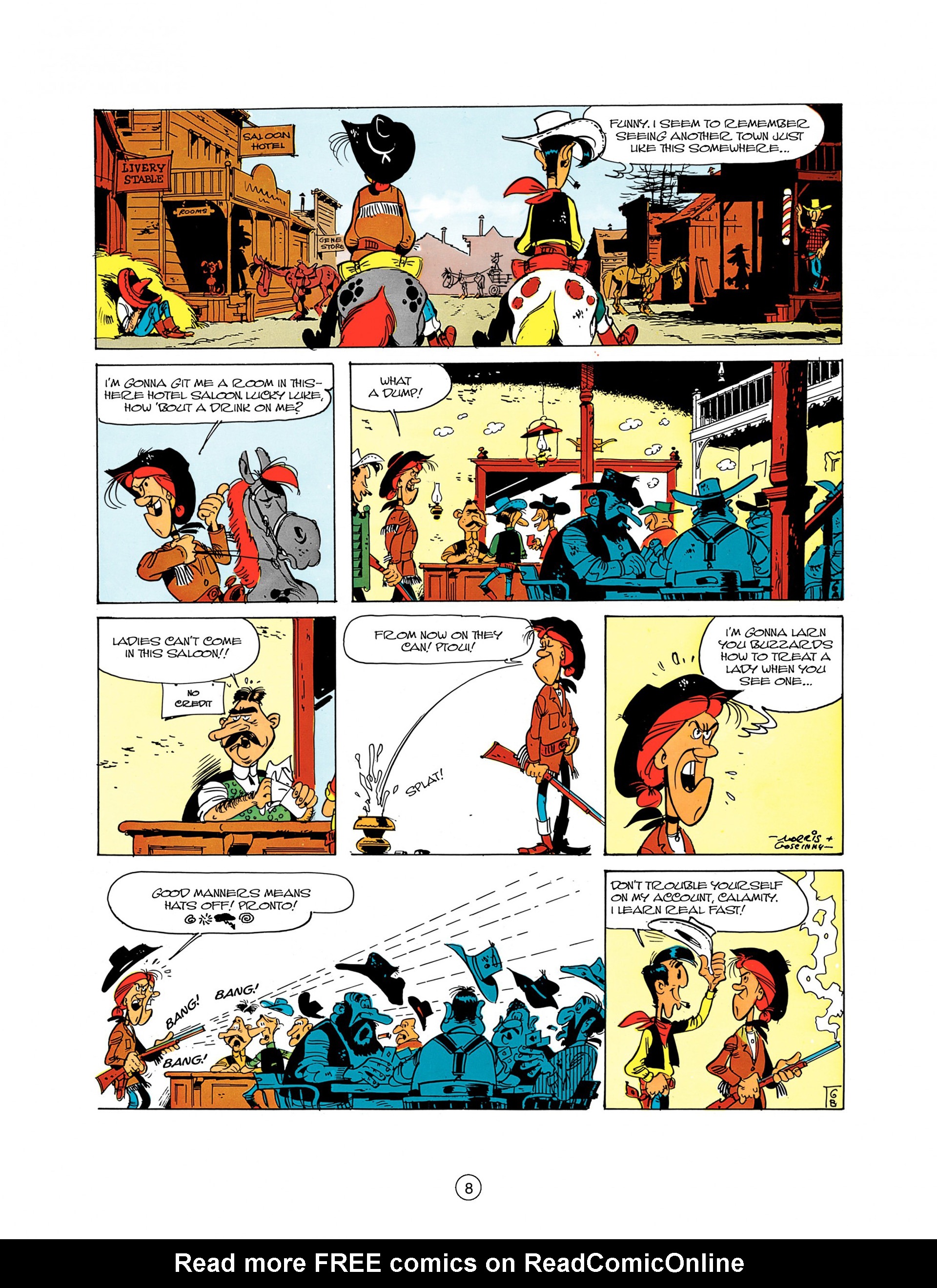 Read online A Lucky Luke Adventure comic -  Issue #8 - 8