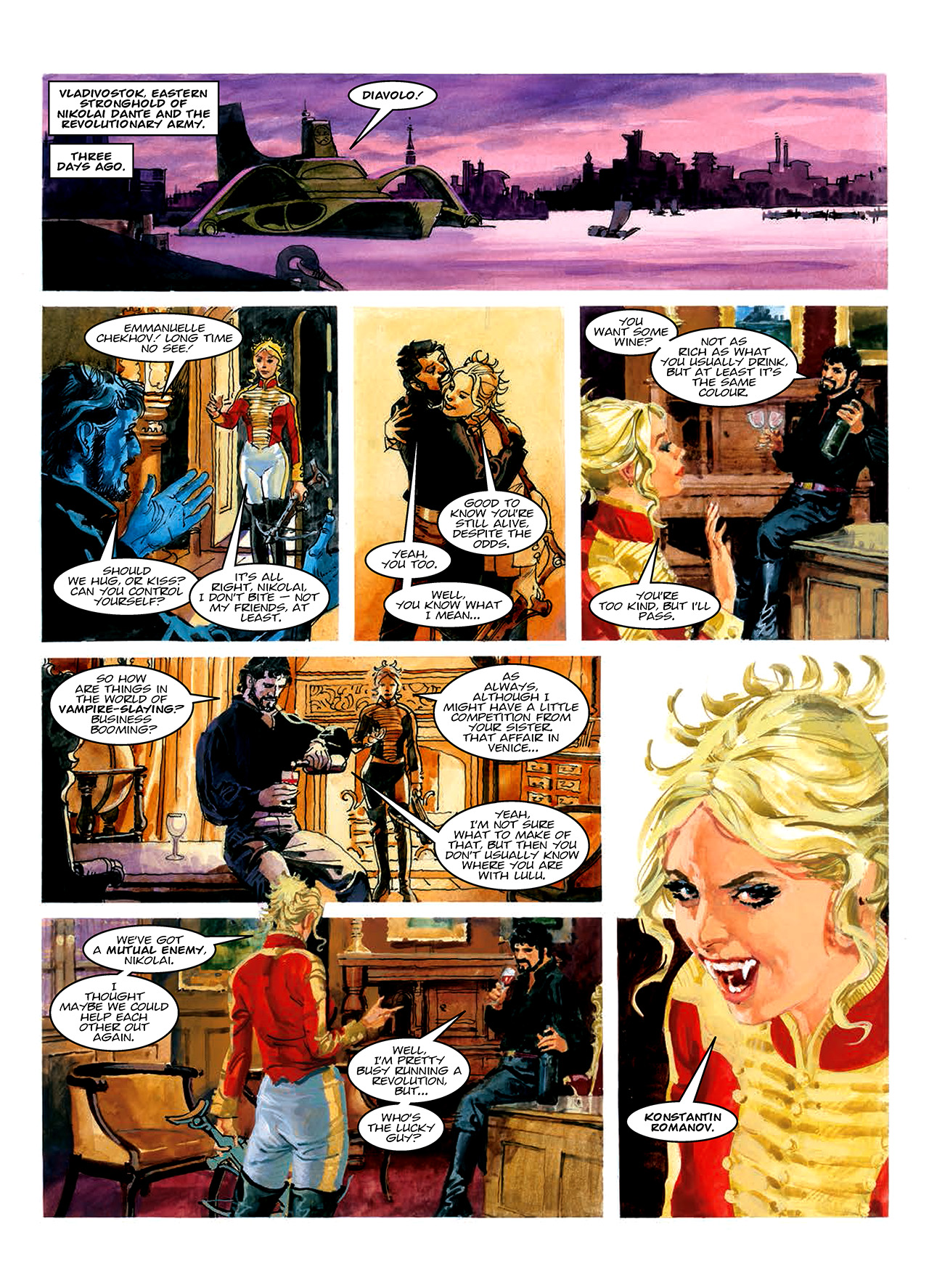 Read online Nikolai Dante comic -  Issue # TPB 10 - 169