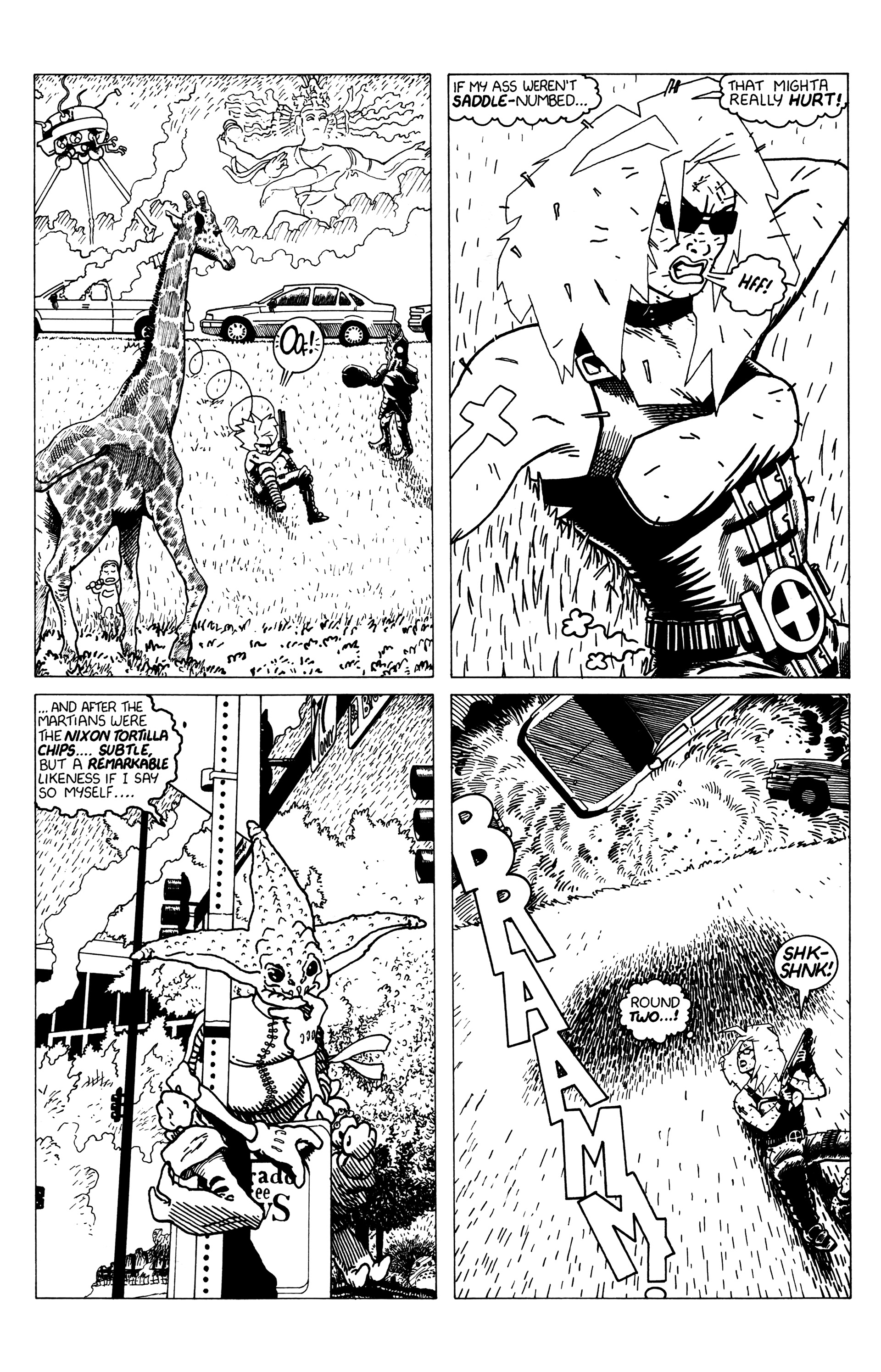 Read online Warrior Nun: Black & White comic -  Issue #19 - 13