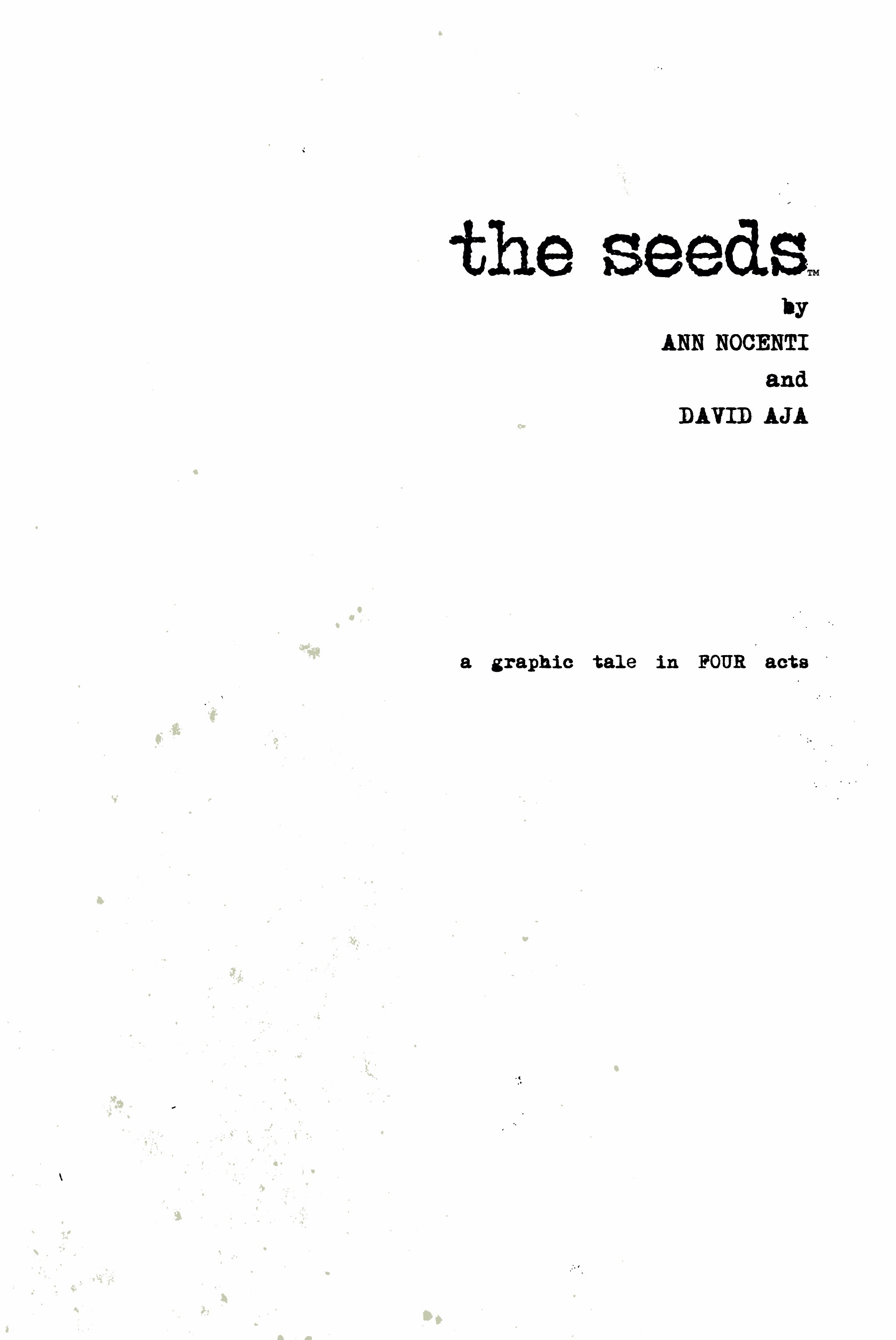 Read online The Seeds comic -  Issue # _TPB - 5