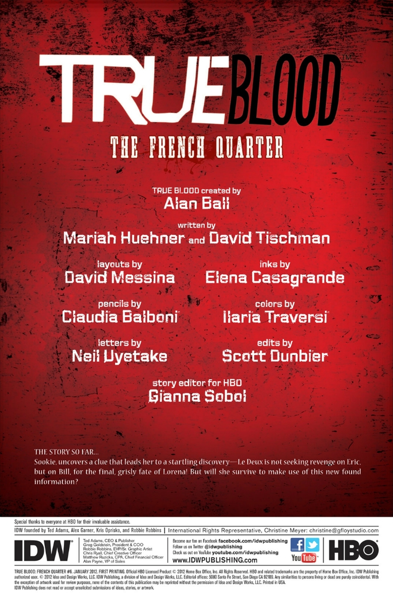 Read online True Blood: French Quarter comic -  Issue #6 - 5