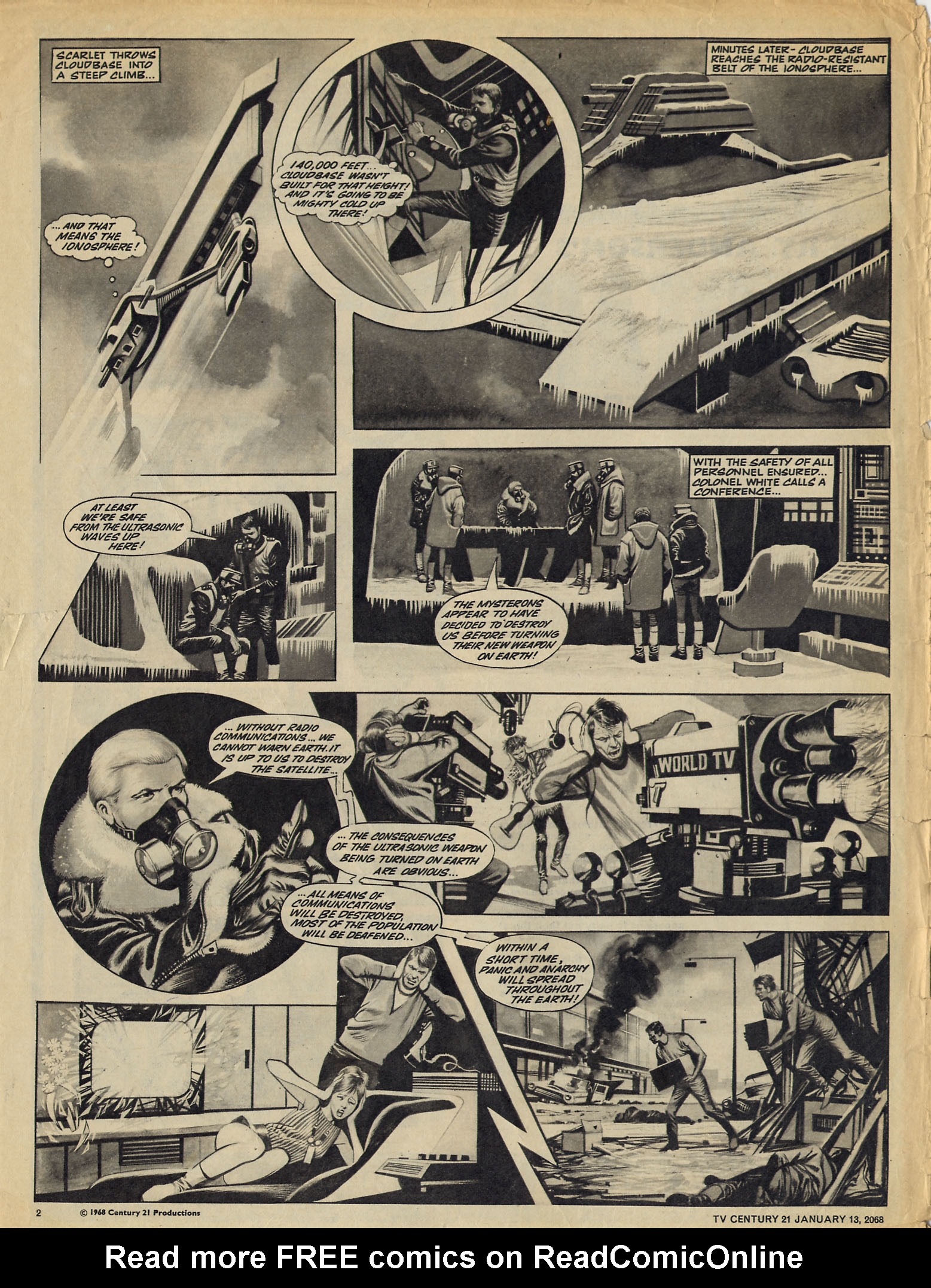 Read online TV Century 21 (TV 21) comic -  Issue #156 - 2