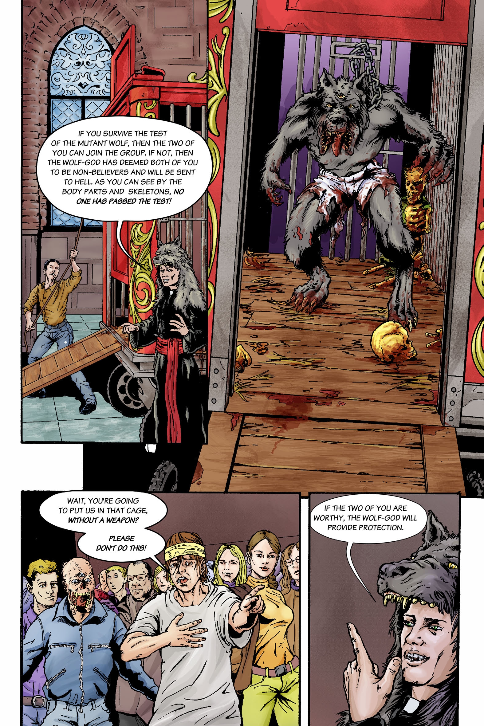 Read online Nazi Werewolves from Outer Space comic -  Issue #5 - 13