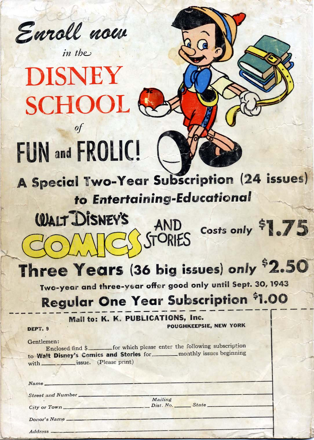 Read online Walt Disney's Comics and Stories comic -  Issue #36 - 68