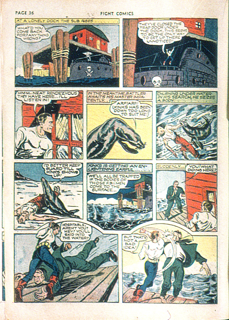 Read online Fight Comics comic -  Issue #13 - 37