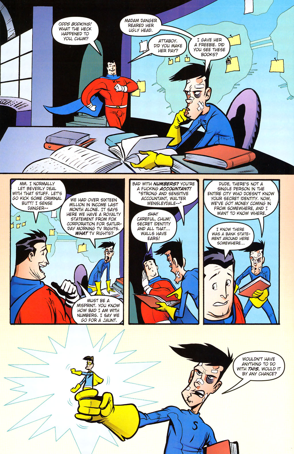 Read online Paul Jenkins' Sidekick comic -  Issue #1 - 16