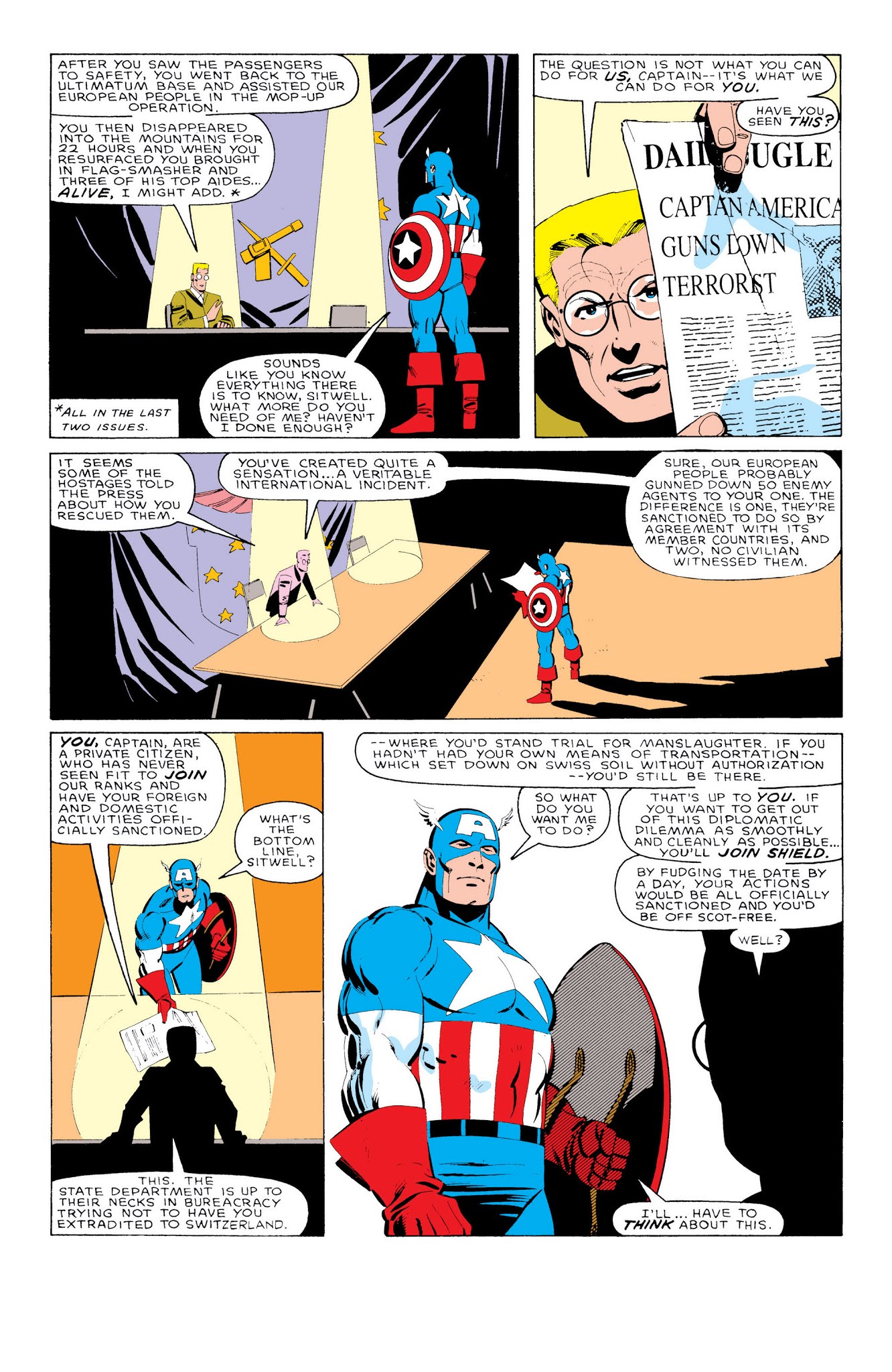 Read online Captain America Epic Collection comic -  Issue # Justice is Served (Part 3) - 34