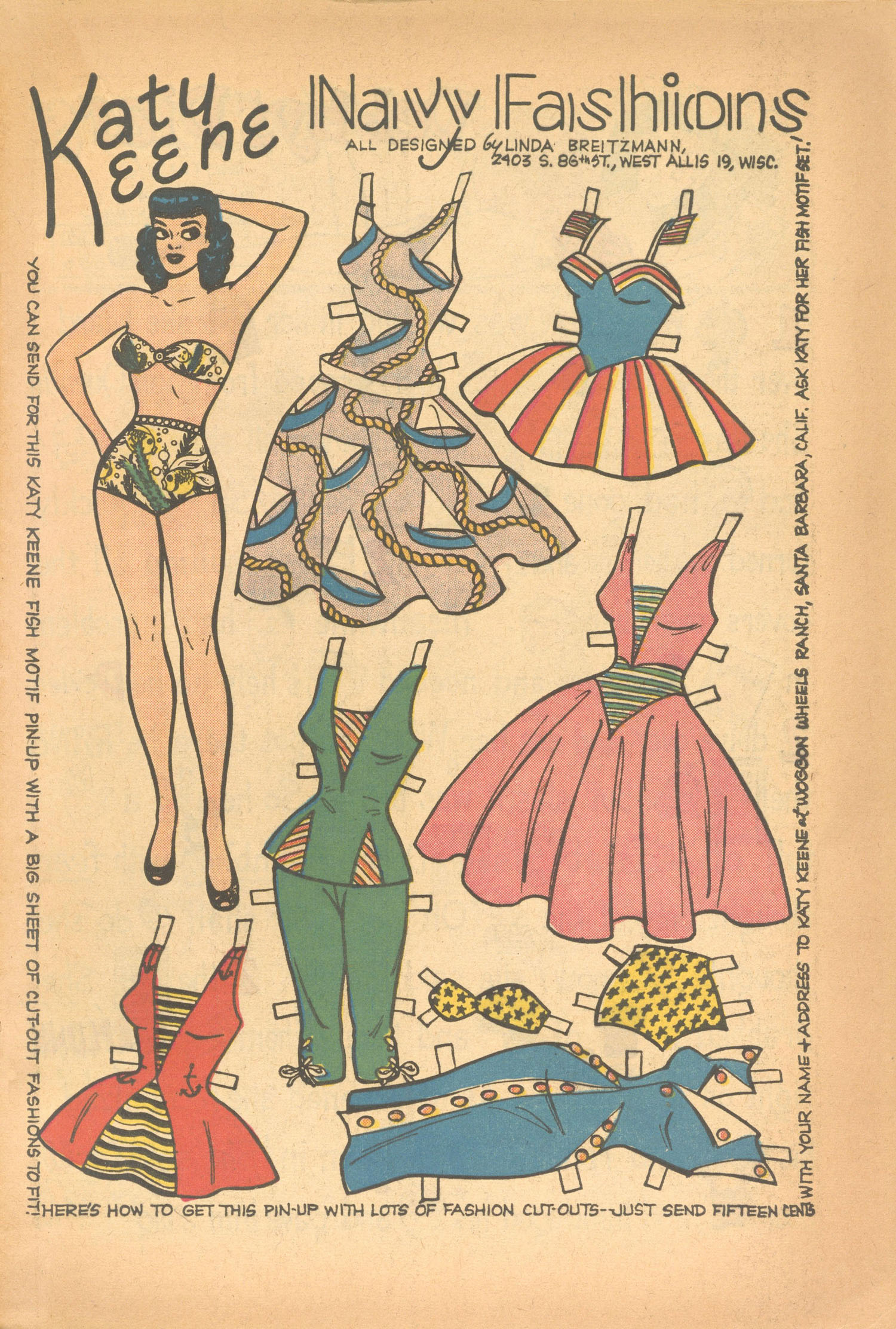Read online Katy Keene (1949) comic -  Issue #49 - 17