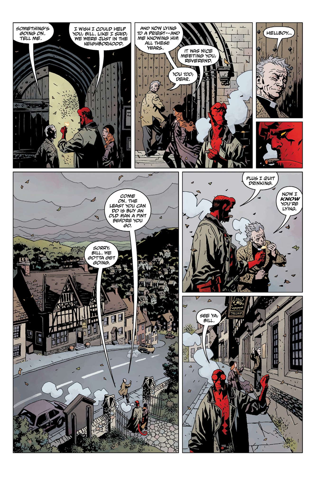 Read online Hellboy: The Storm And The Fury comic -  Issue # TPB - 14