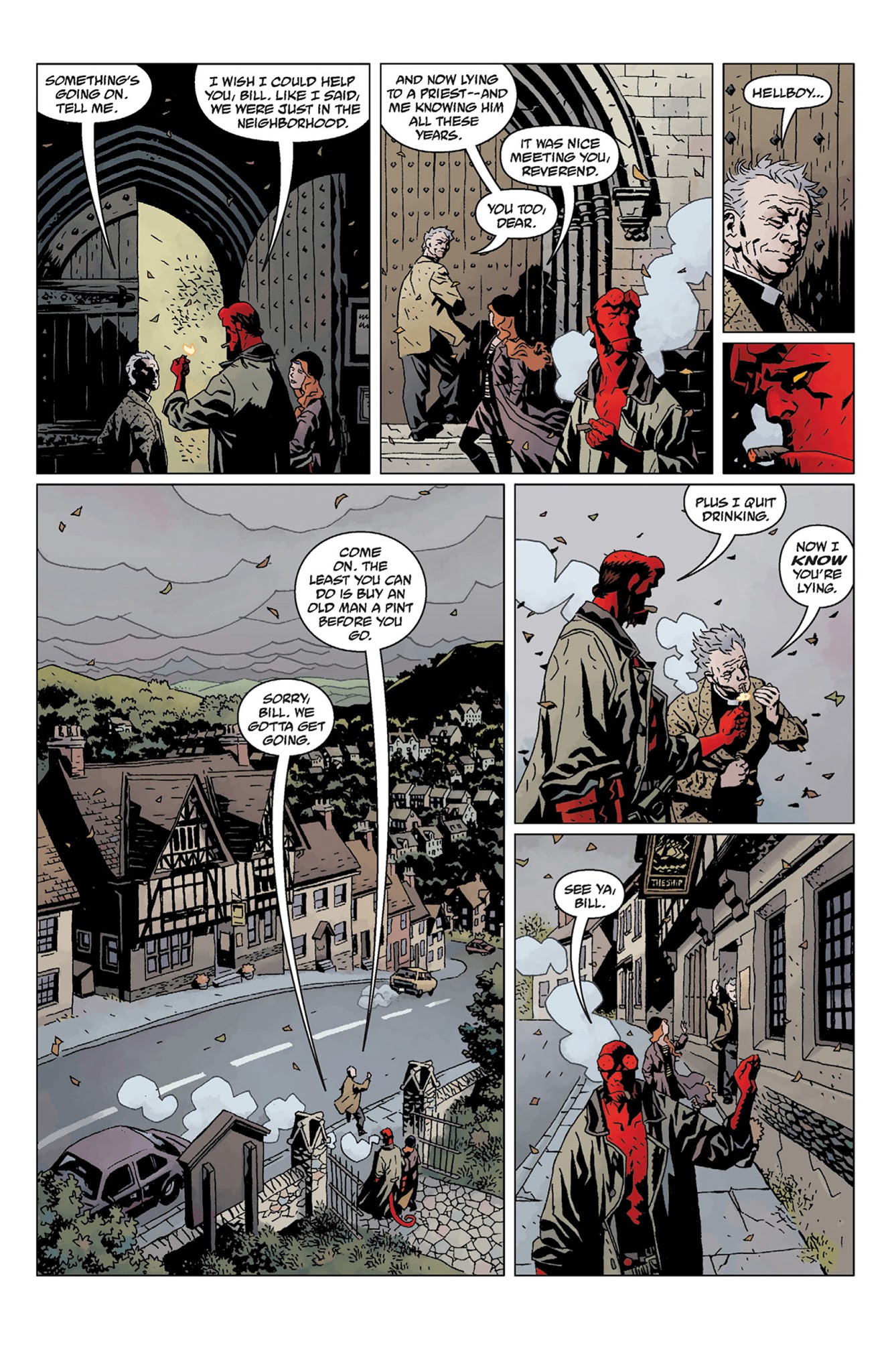 Read online Hellboy: The Storm And The Fury comic -  Issue # TPB - 14