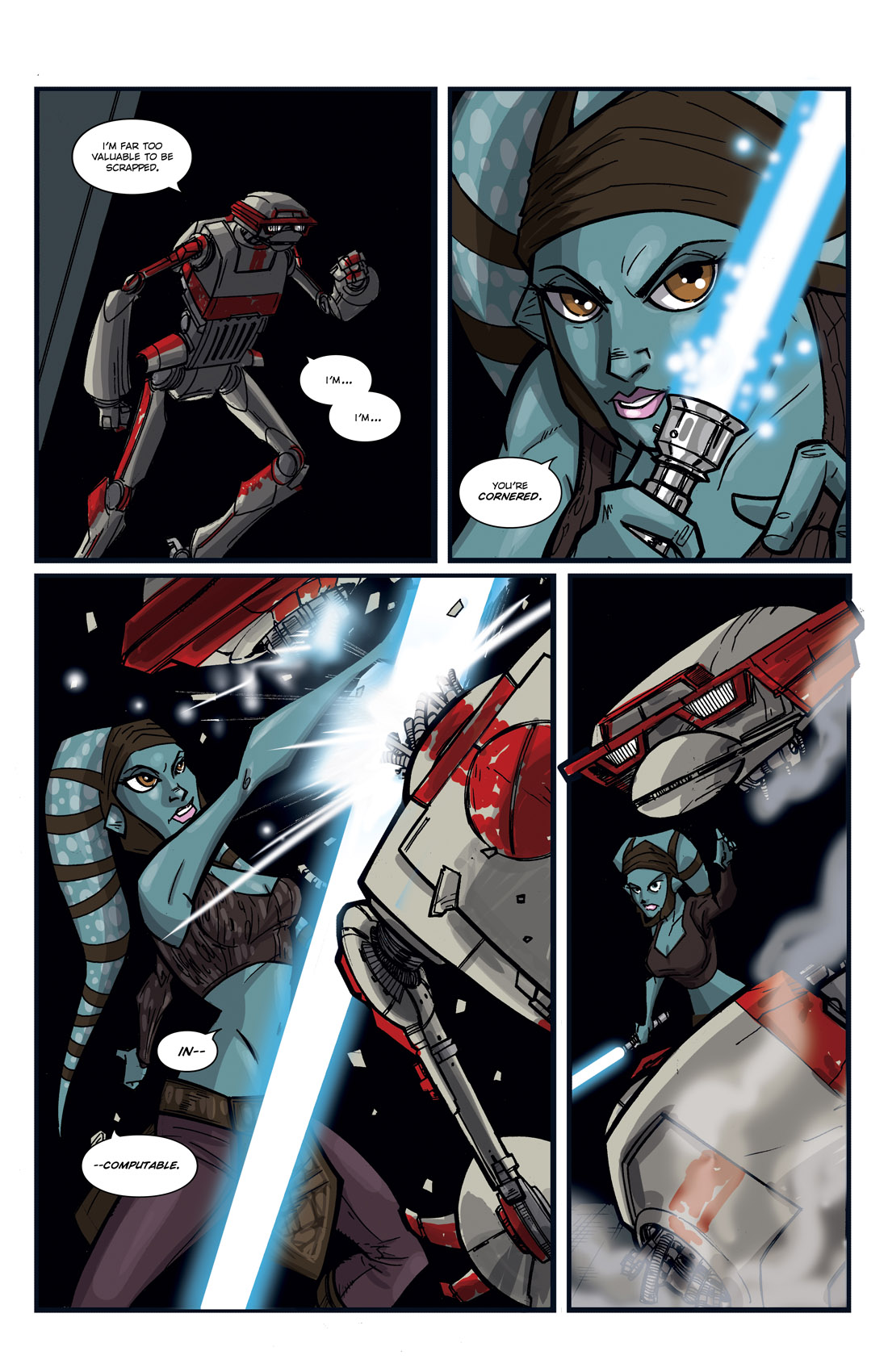 Read online Star Wars: Tales From The Clone Wars comic -  Issue # TPB - 93