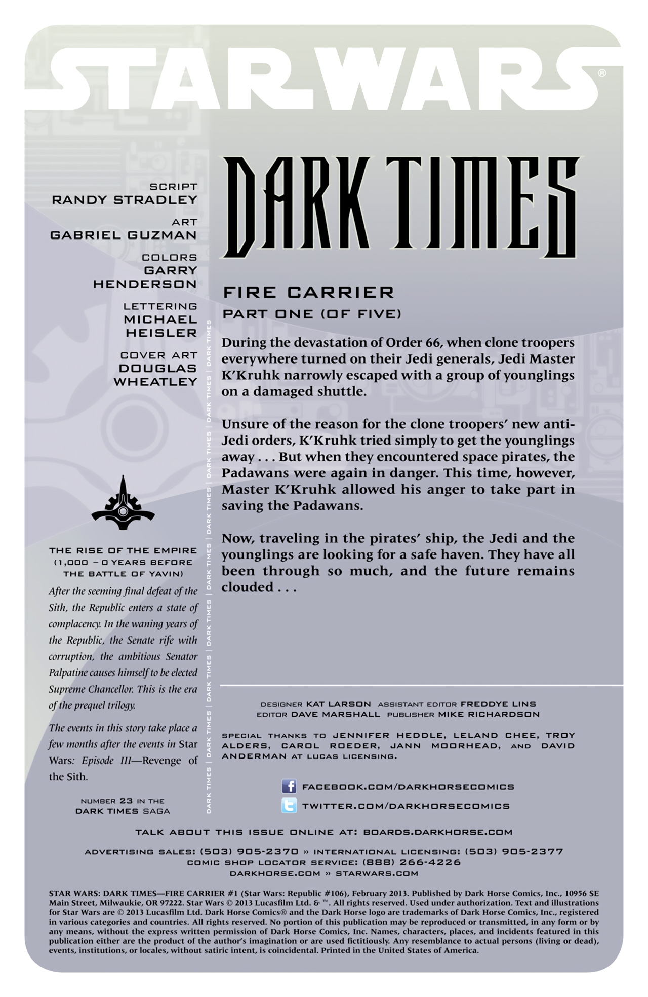 Read online Star Wars: Dark Times - Fire Carrier comic -  Issue #1 - 2