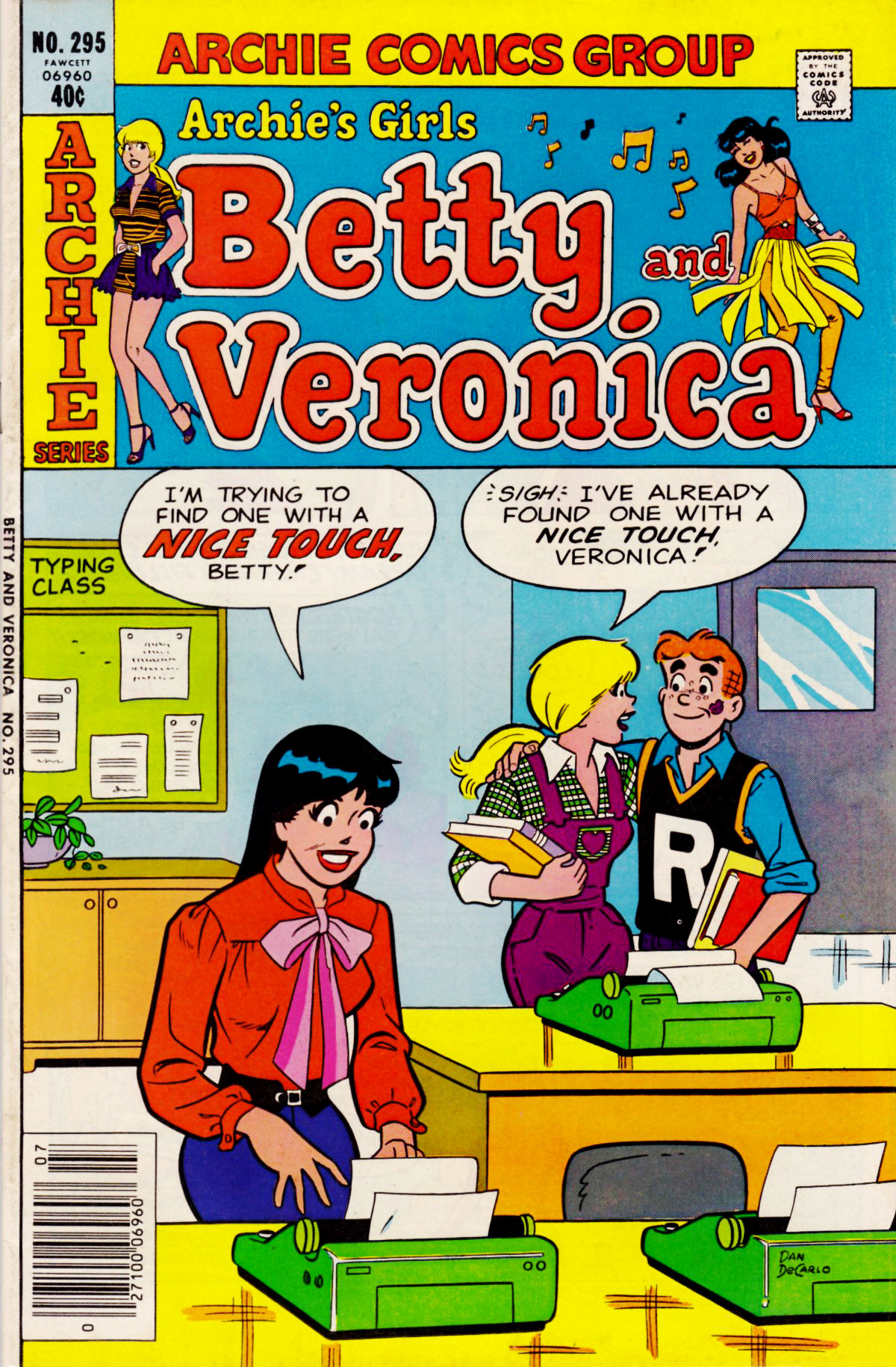 Read online Archie's Girls Betty and Veronica comic -  Issue #295 - 1