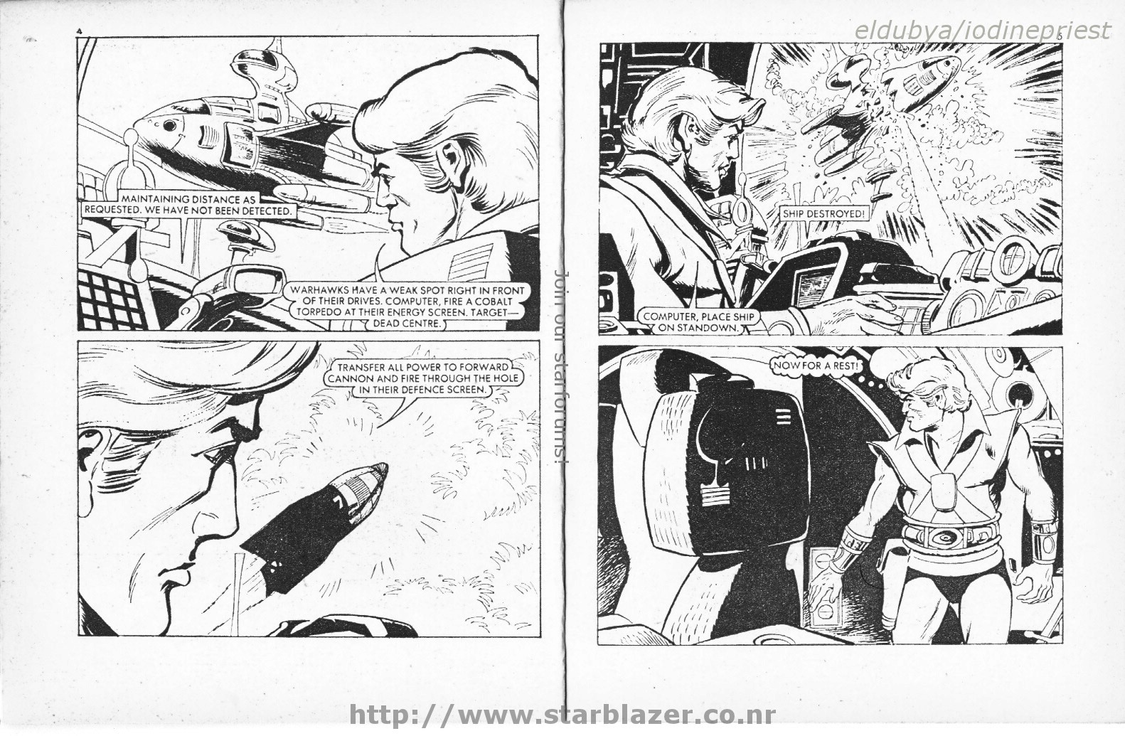 Read online Starblazer comic -  Issue #33 - 4