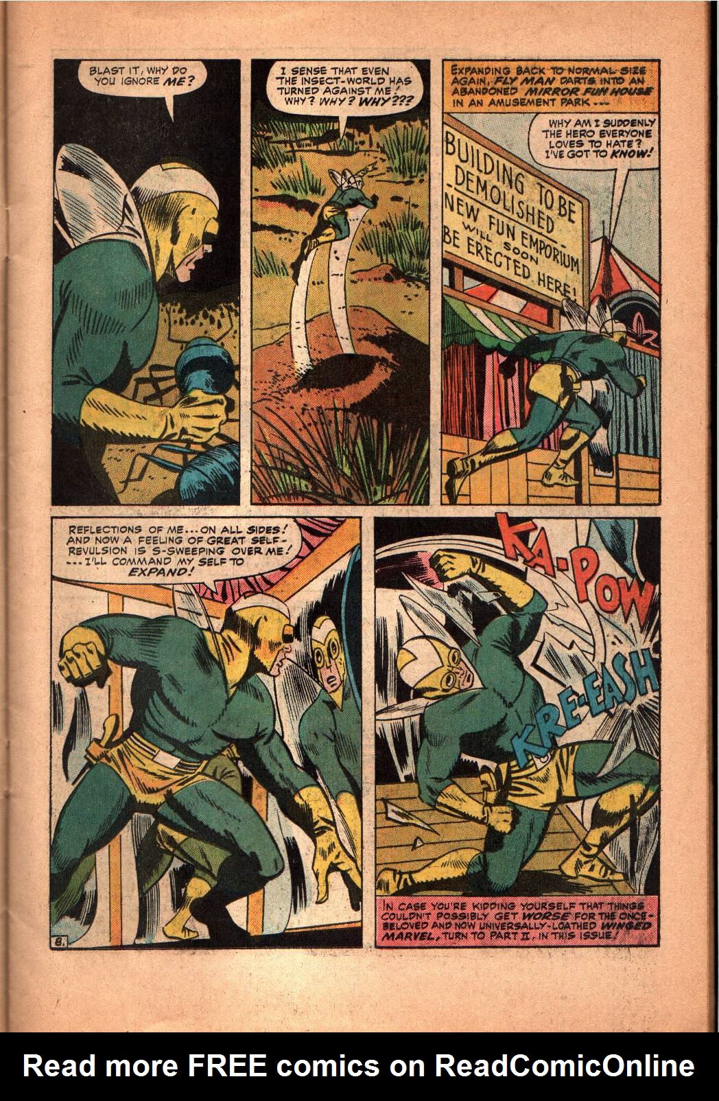 Read online Fly Man comic -  Issue #38 - 9