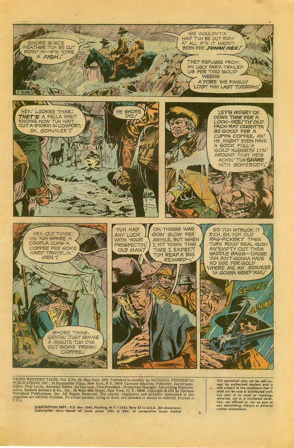 Read online Weird Western Tales (1972) comic -  Issue #22 - 3