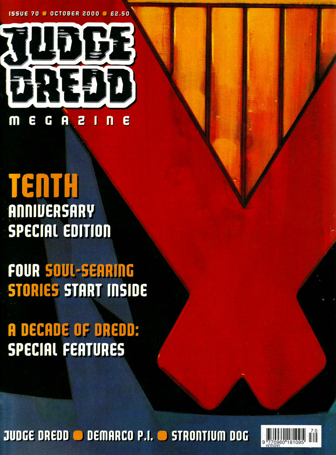 Read online Judge Dredd Megazine (vol. 3) comic -  Issue #70 - 1