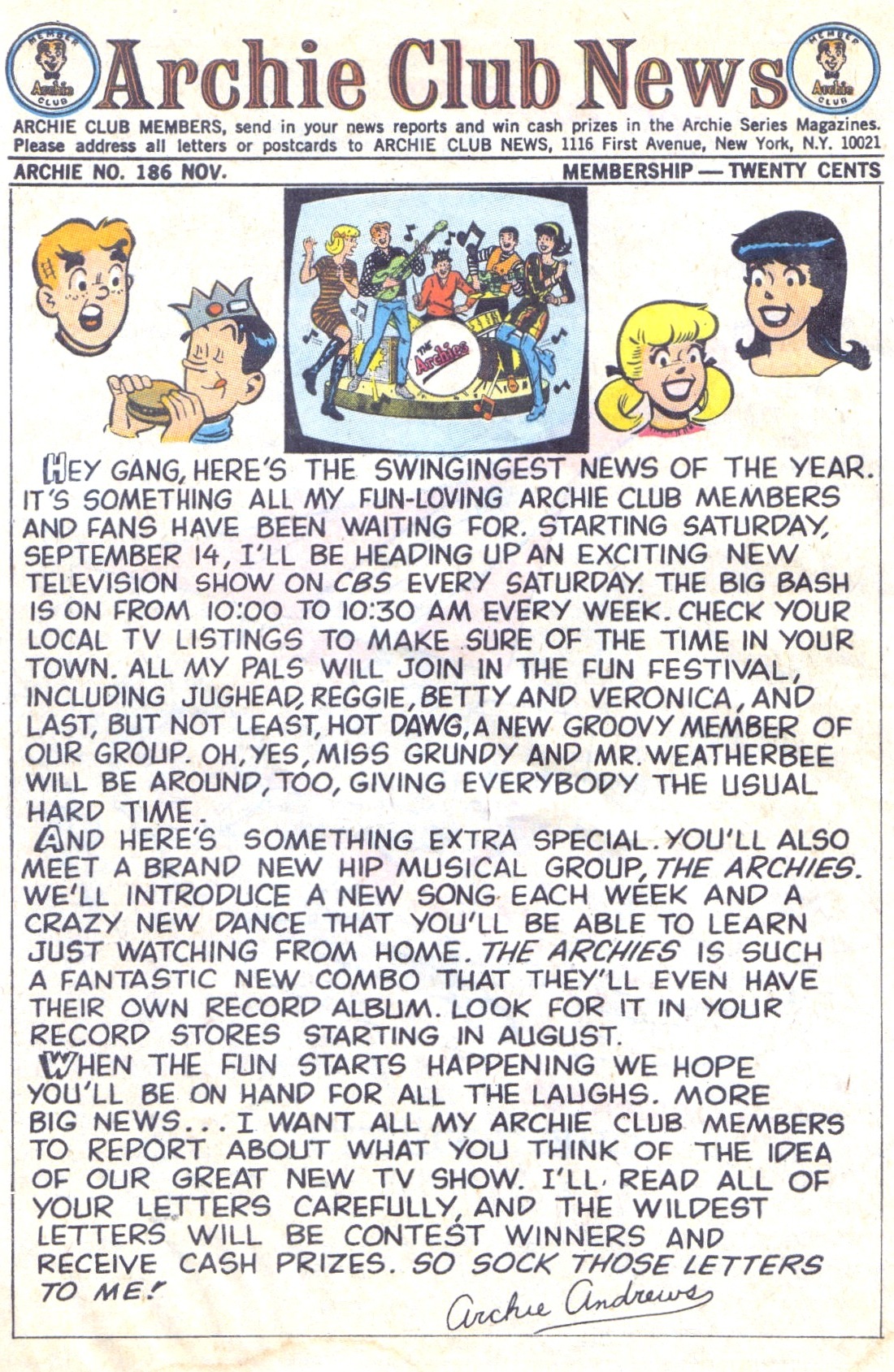 Read online Archie (1960) comic -  Issue #186 - 10