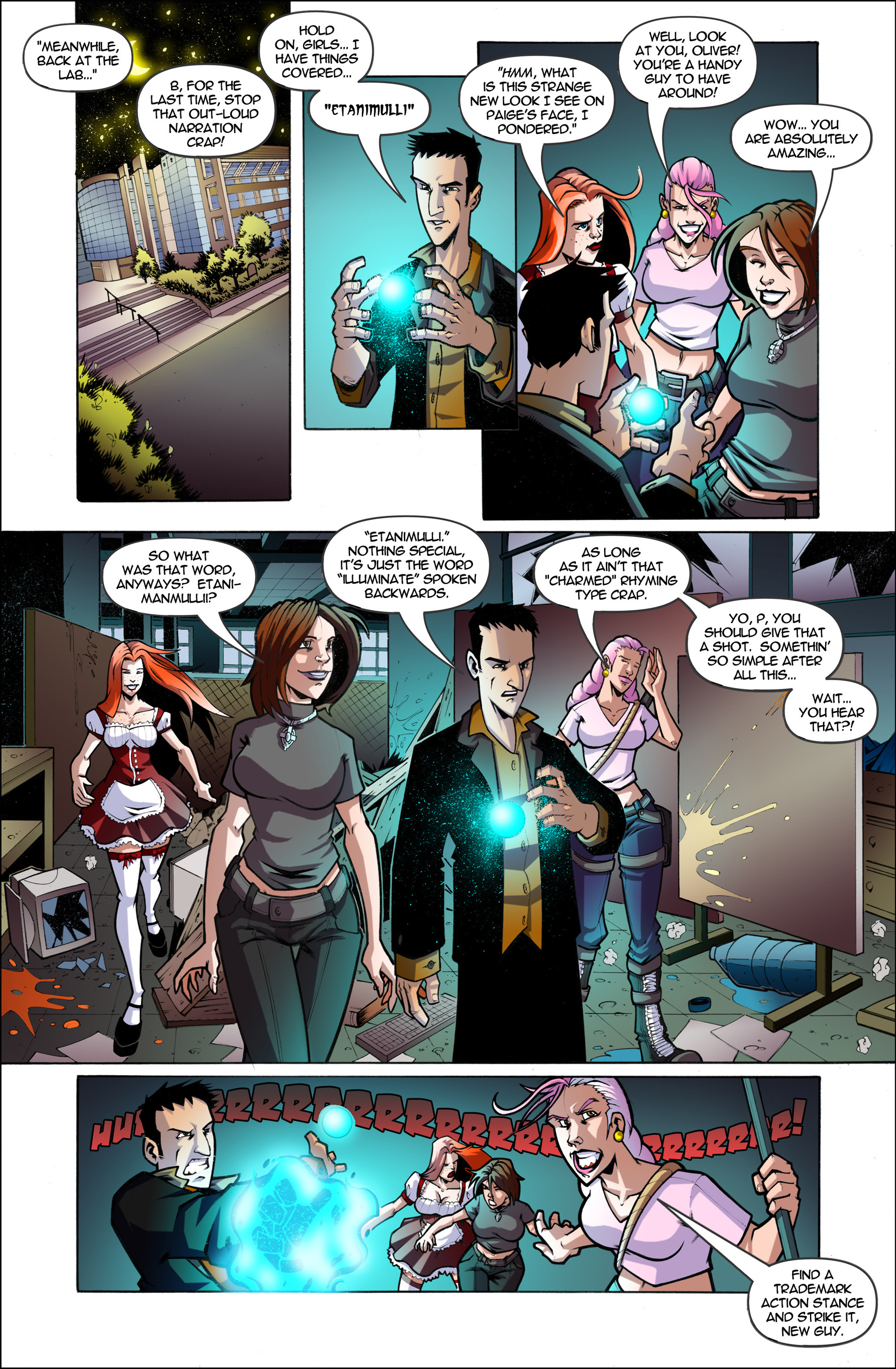 Read online Chaos Campus: Sorority Girls Vs. Zombies comic -  Issue #16 - 3