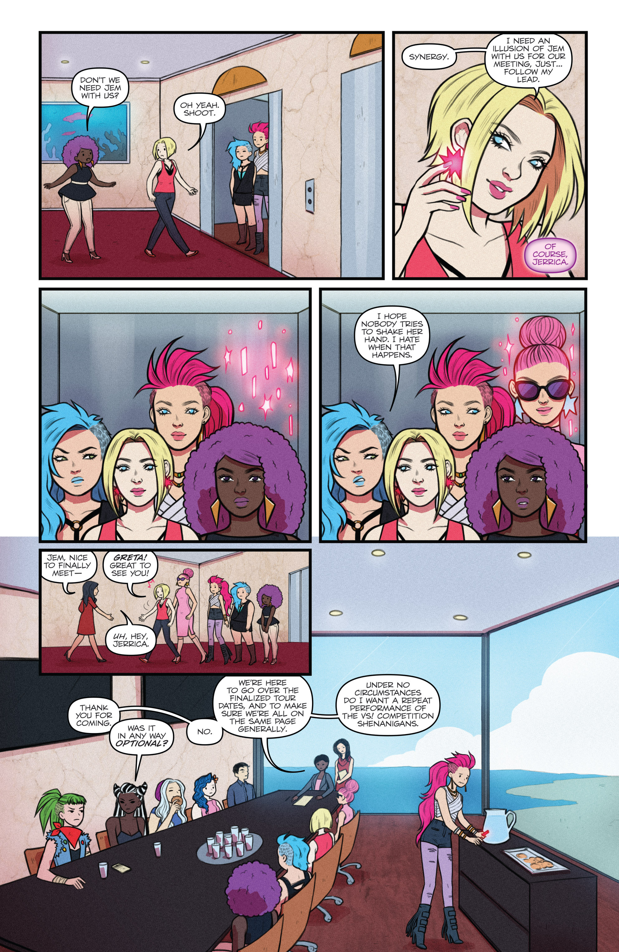 Read online Jem and The Holograms comic -  Issue # _Special - Valentine's Day - 9