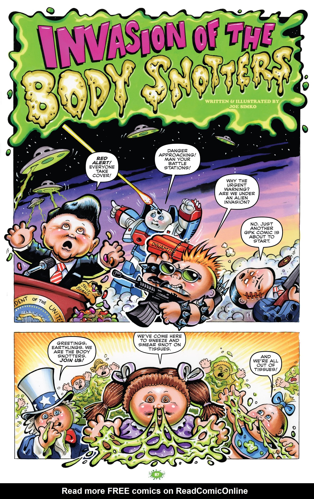 Read online Garbage Pail Kids comic -  Issue # TPB - 87