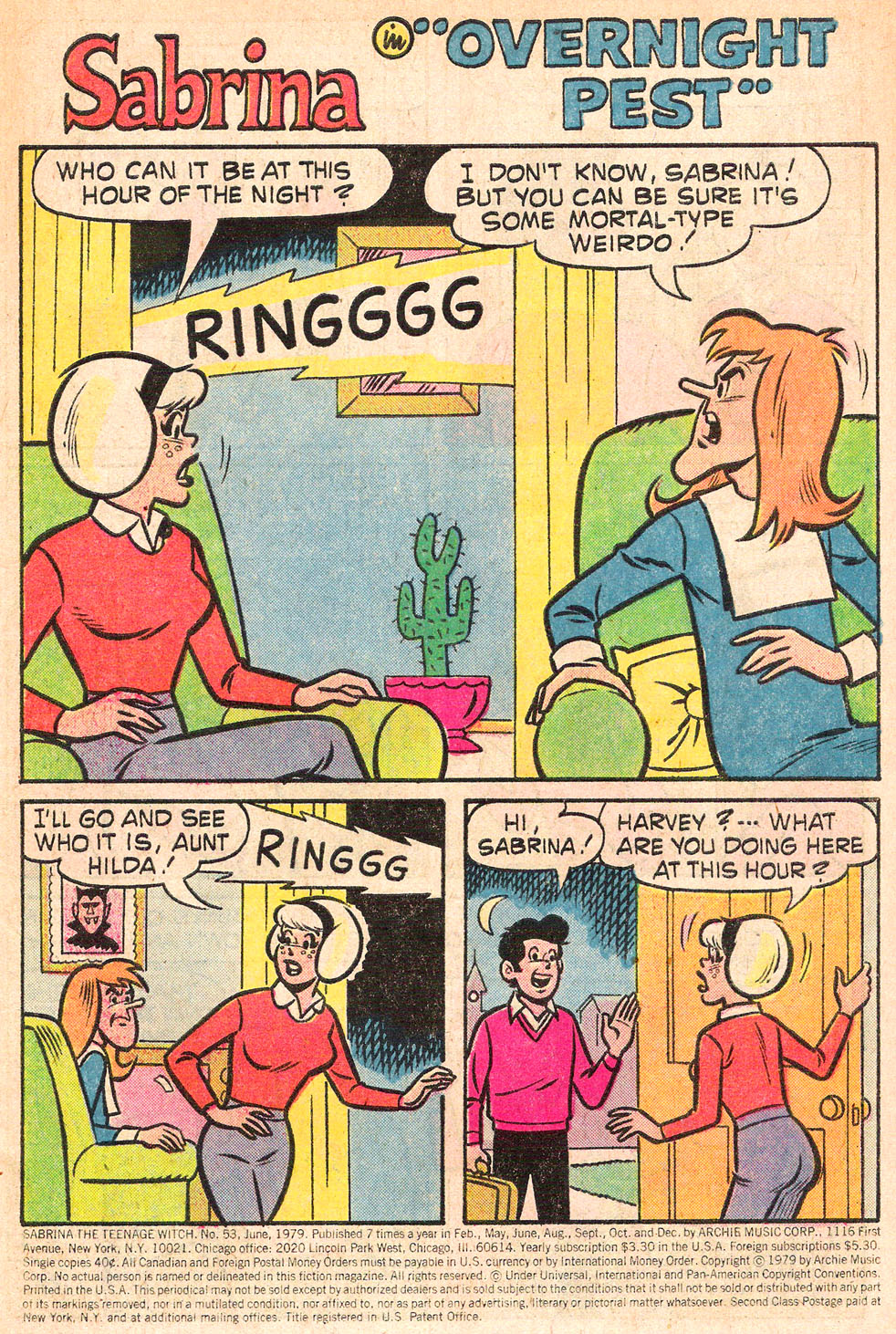 Sabrina The Teenage Witch (1971) Issue #53 #53 - English 3