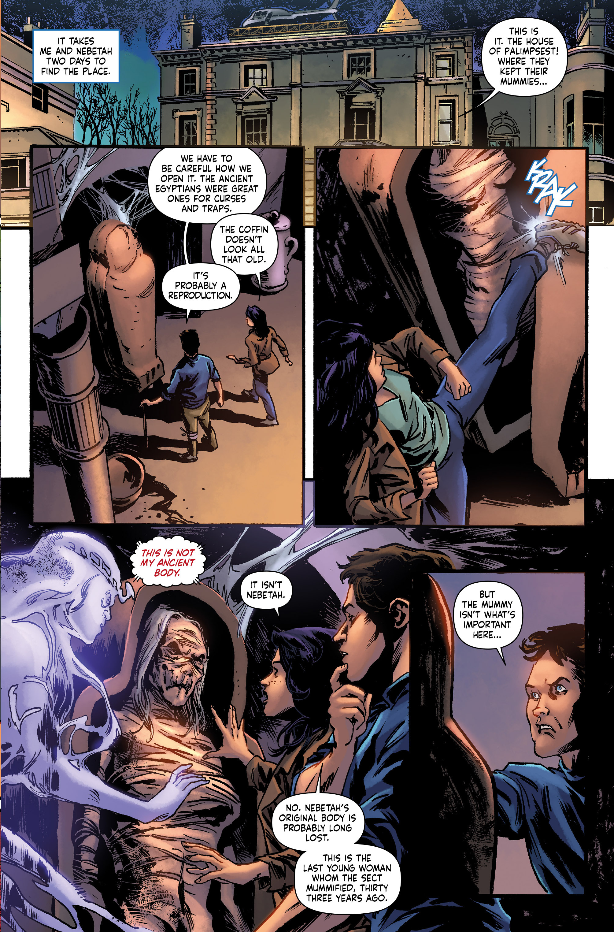 Read online The Mummy comic -  Issue #5 - 22