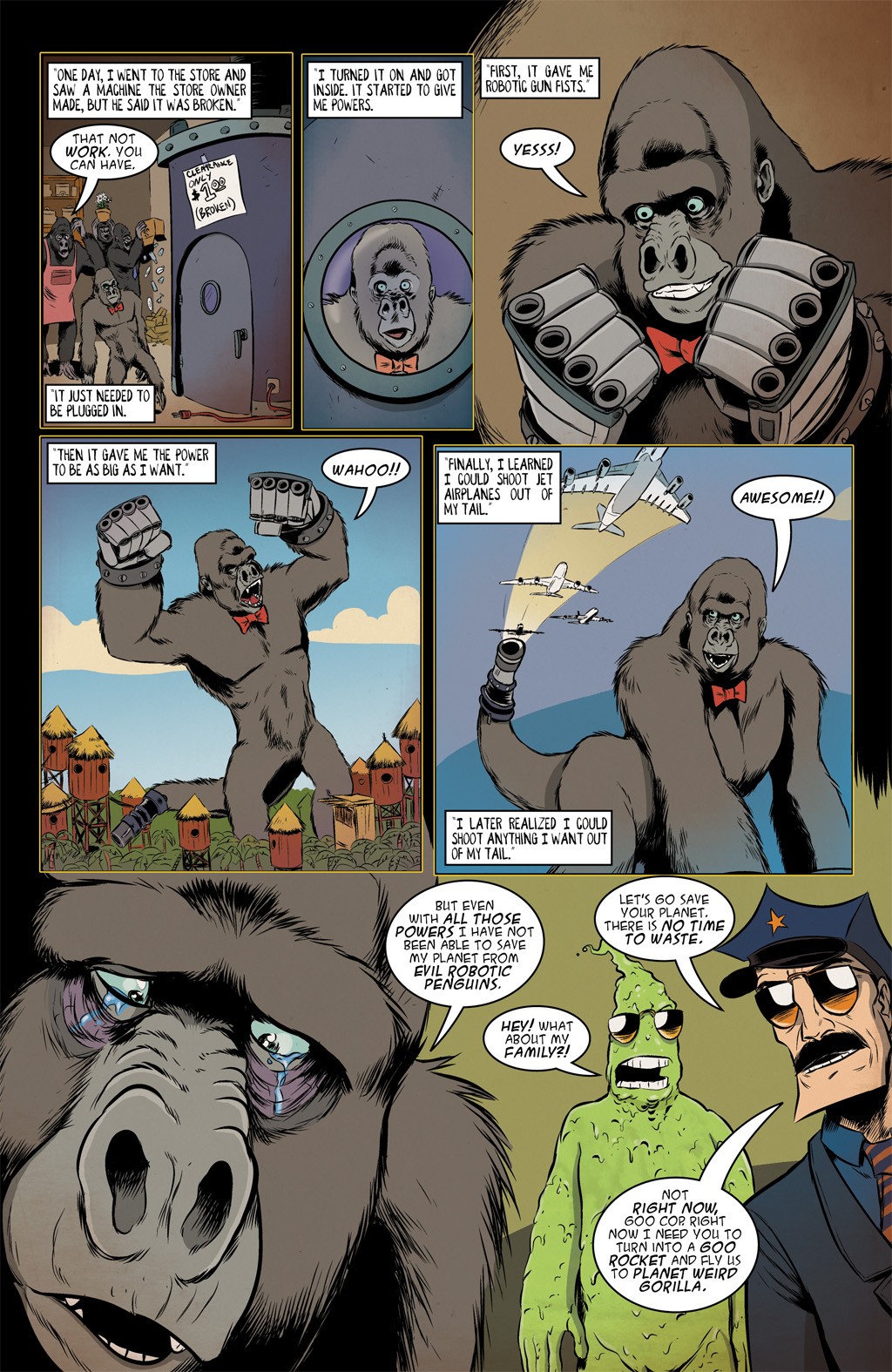 Read online Axe Cop: President of the World comic -  Issue #1 - 16