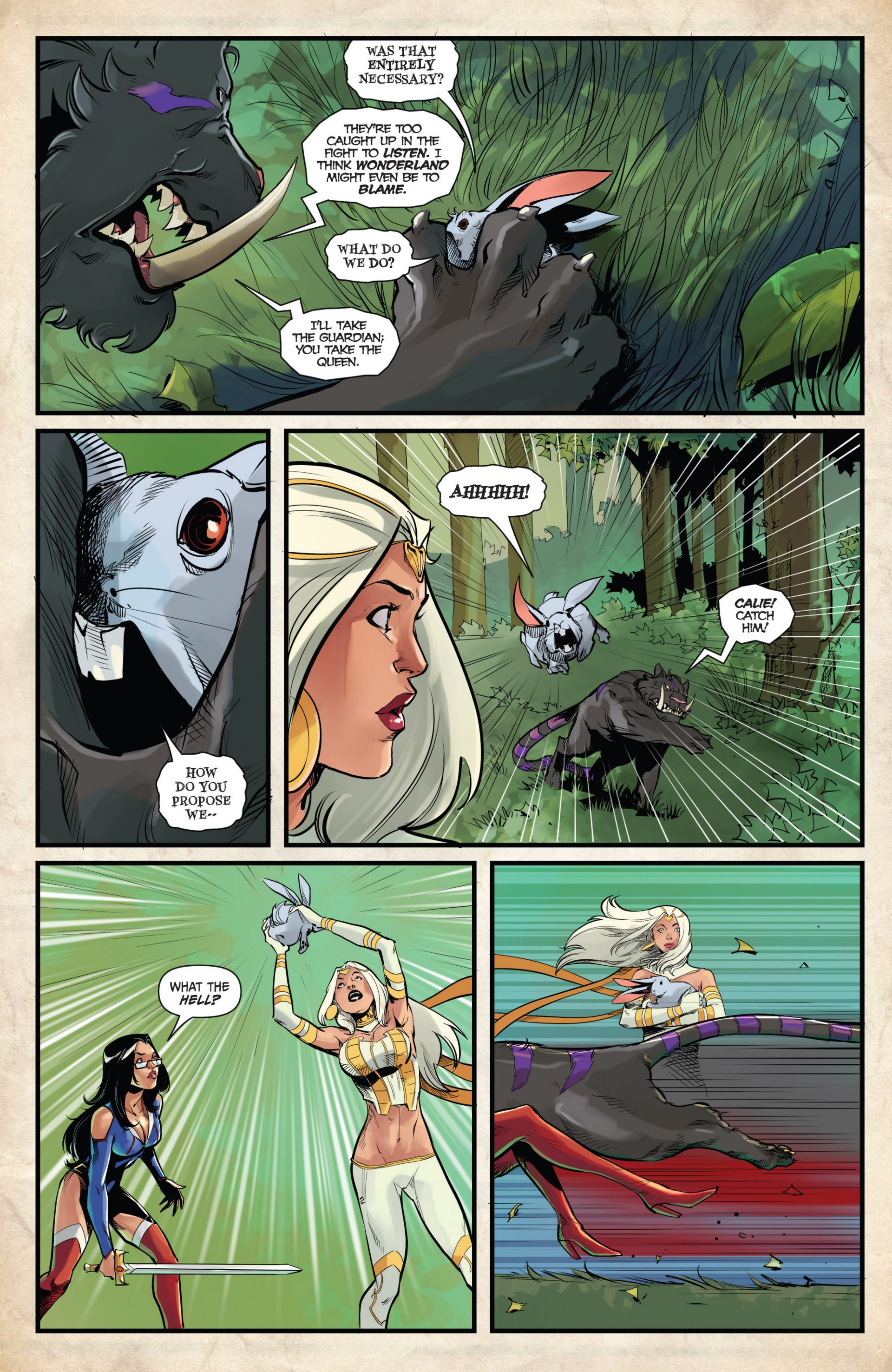 Read online Grimm Fairy Tales vs. Wonderland comic -  Issue #2 - 18
