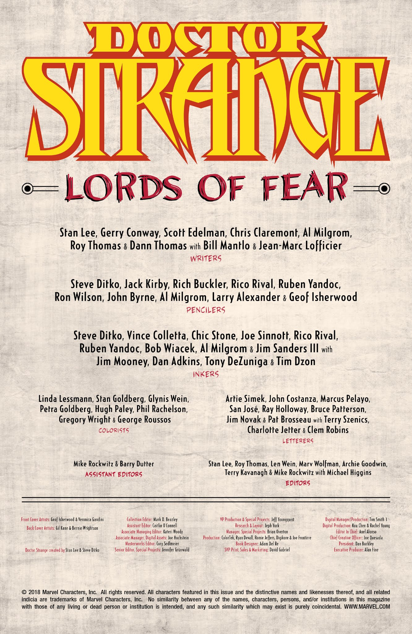 Read online Doctor Strange: Lords of Fear comic -  Issue # TPB (Part 1) - 2