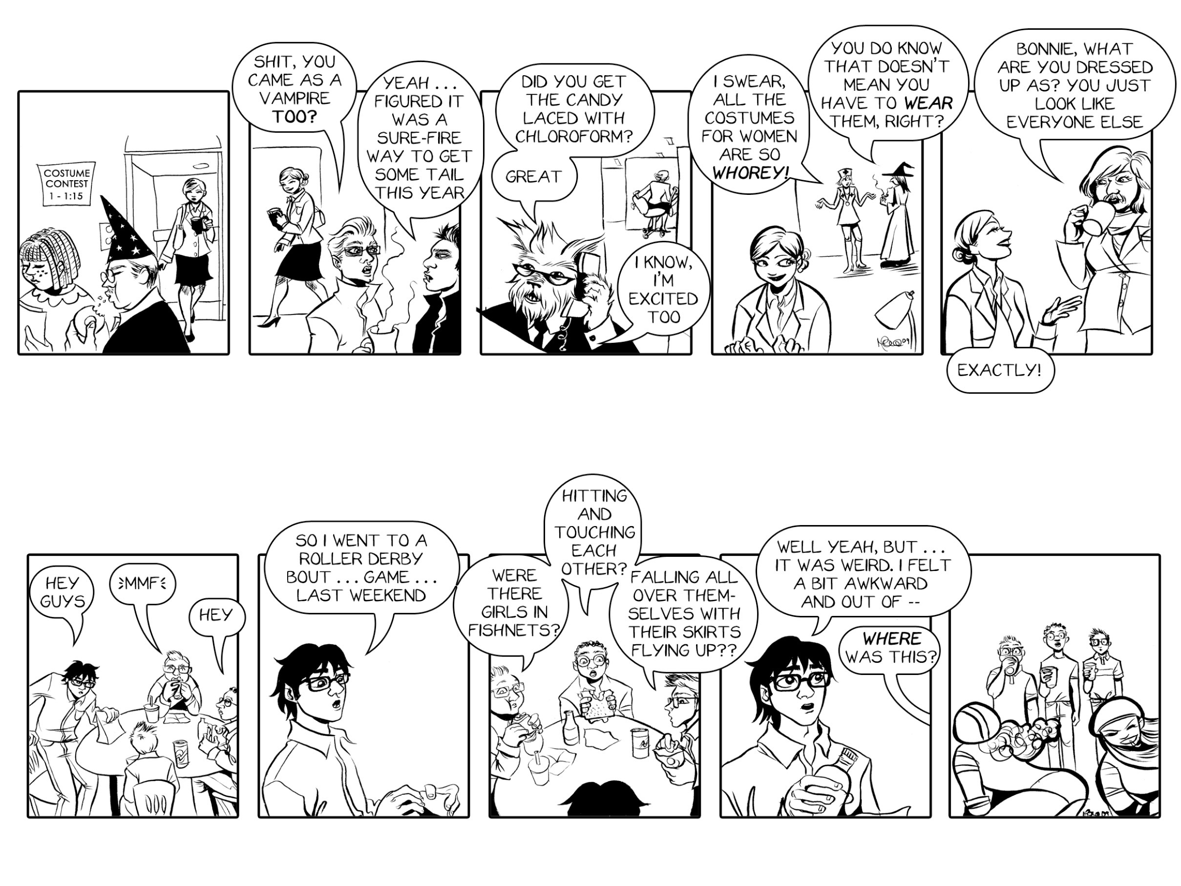 Read online Bonnie N. Collide, Nine to Five comic -  Issue #1 - 24