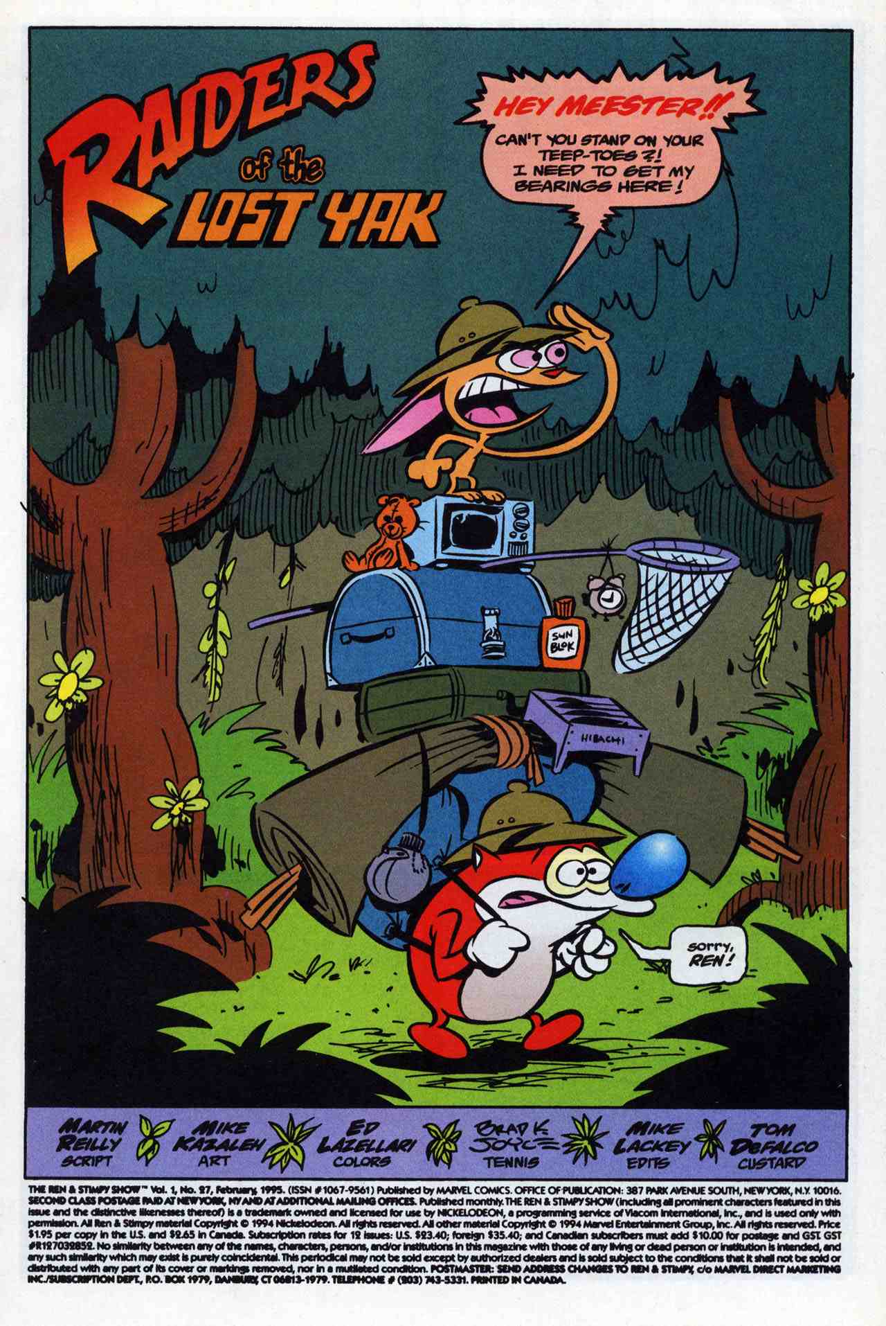 Read online The Ren & Stimpy Show comic -  Issue #27 - 2