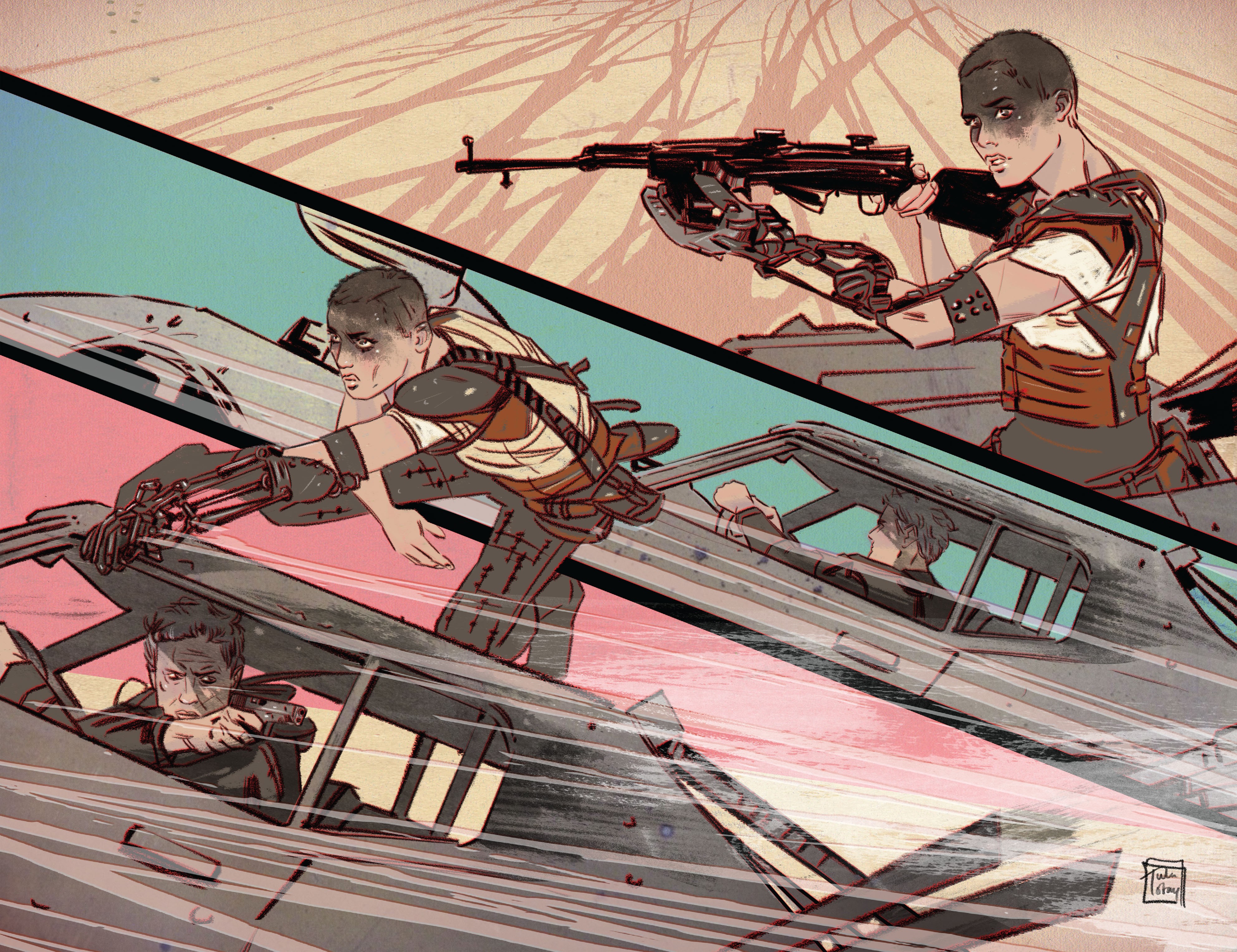 Read online Mad Max: Fury Road Inspired Artists Deluxe Edition comic -  Issue # TPB - 44