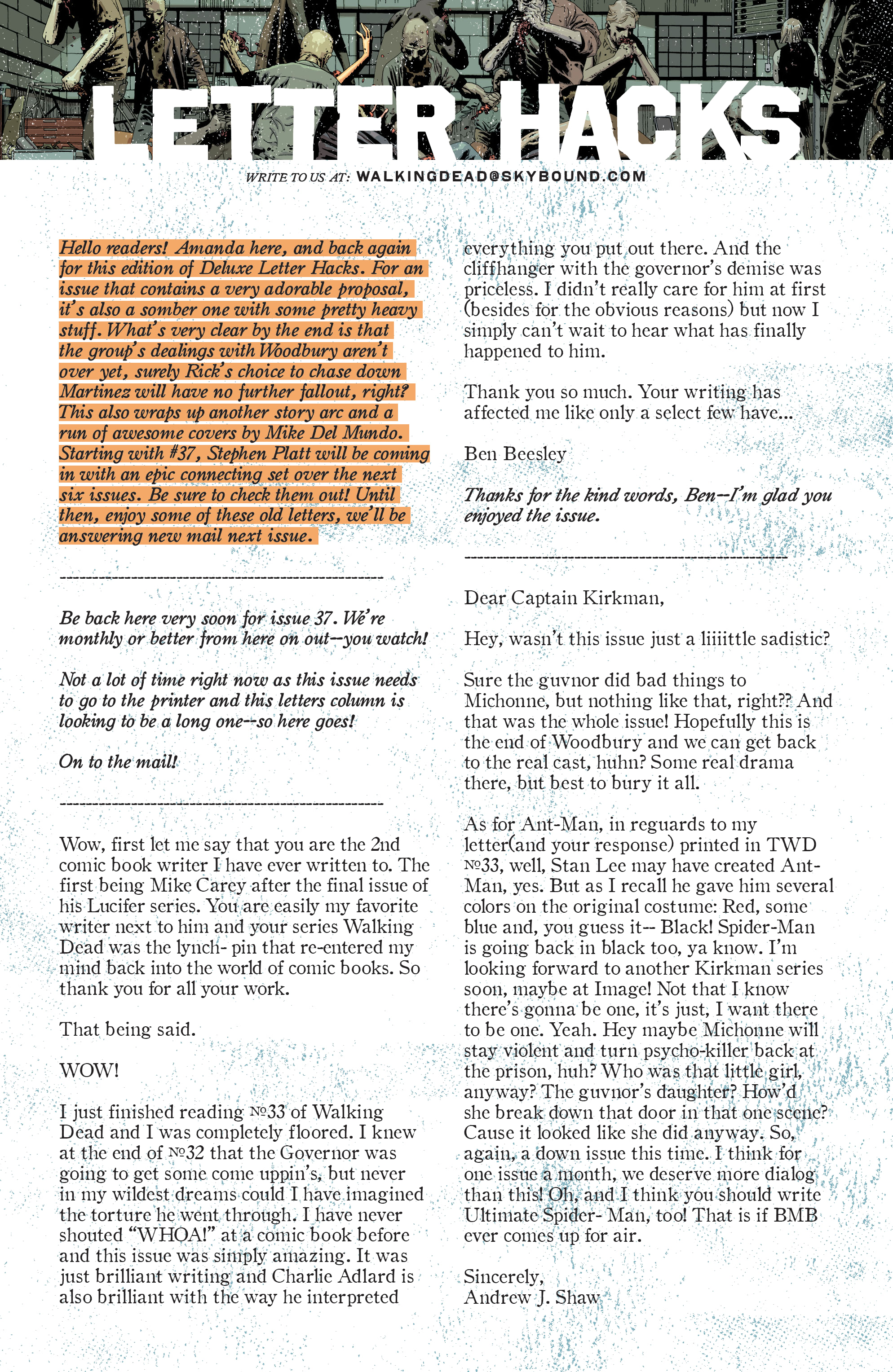 Read online The Walking Dead Deluxe comic -  Issue #36 - 22